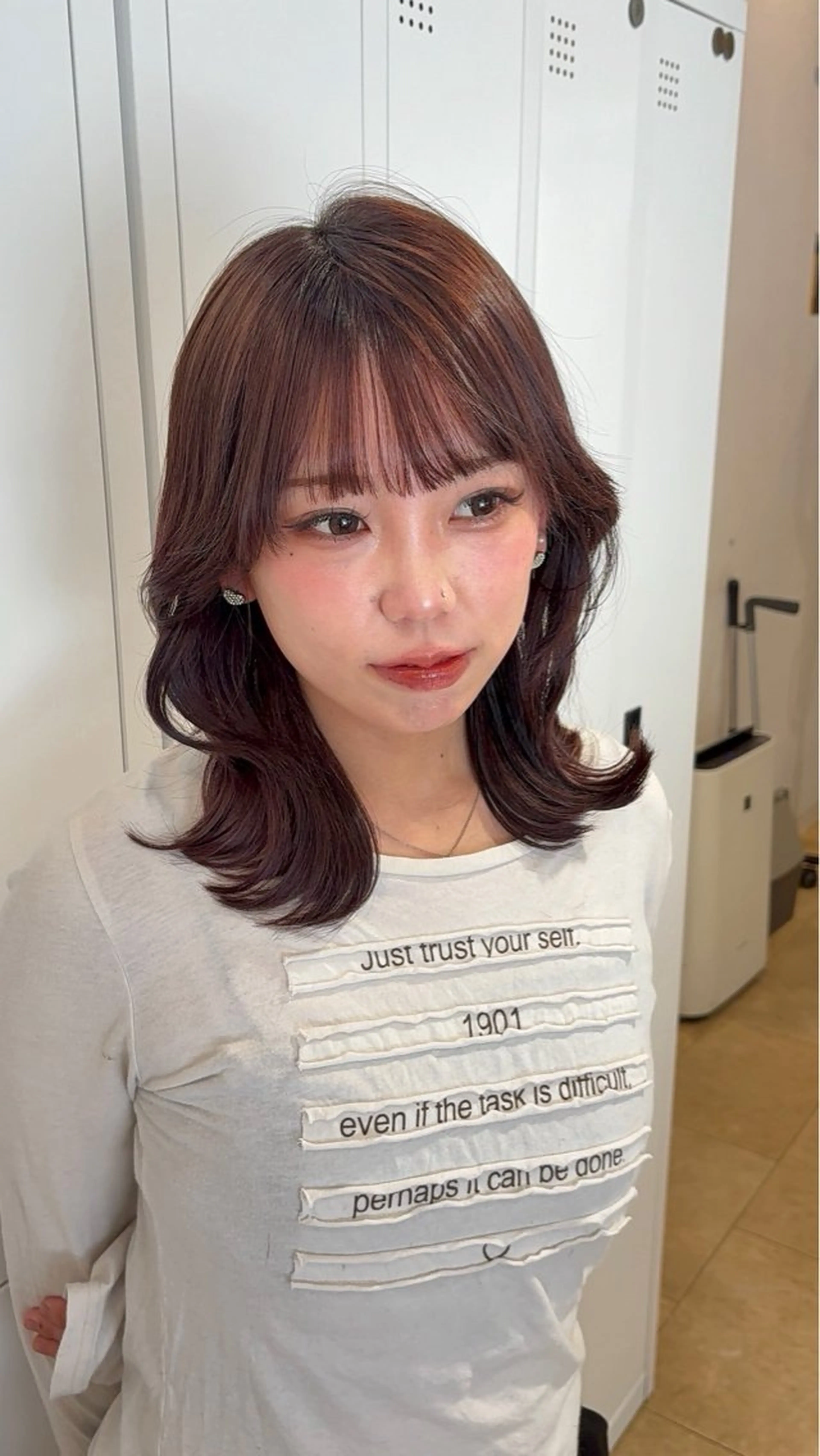 ミディアム カット ヘアカラー hina/トレンド スタイルNo.1🎀のヘアスタイル