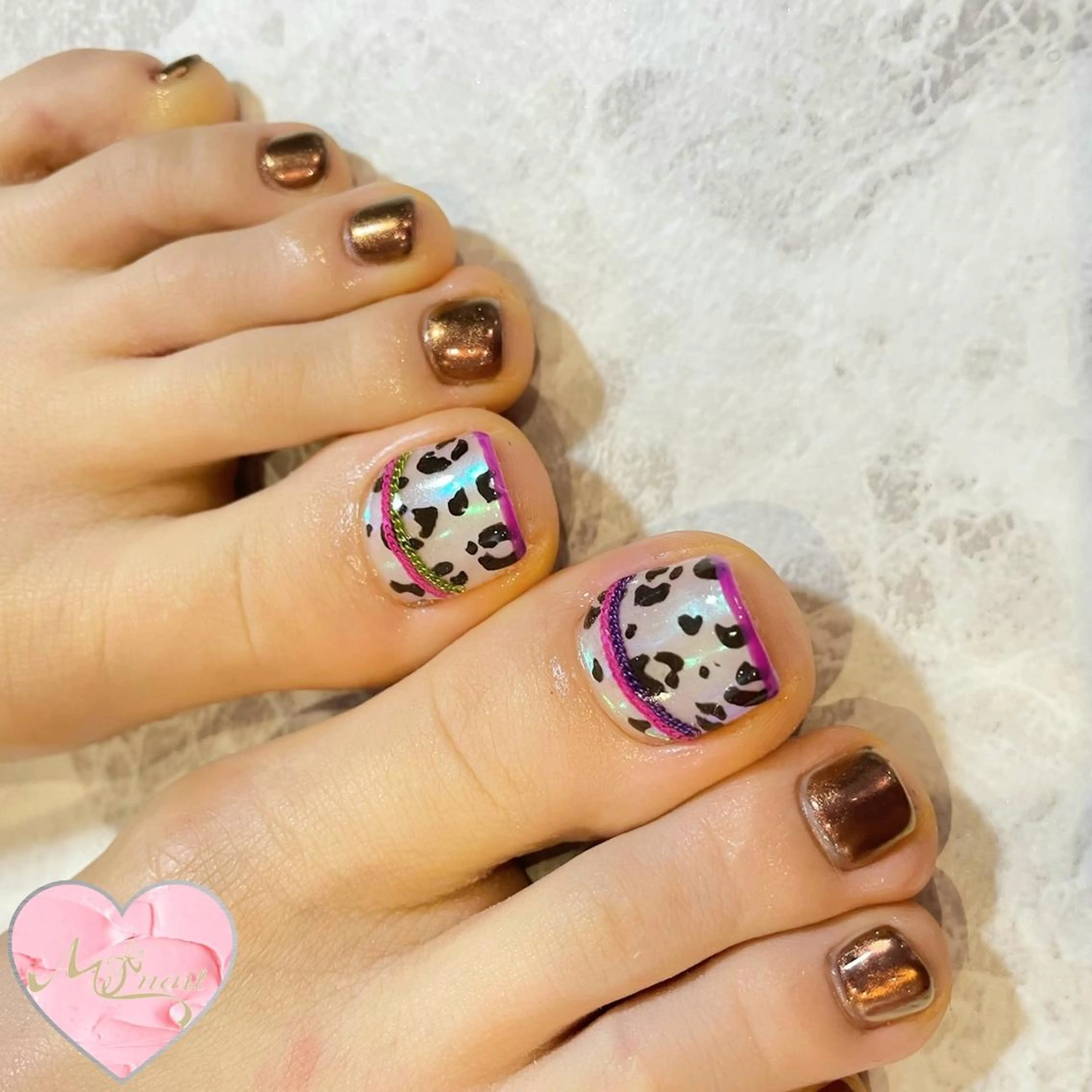 ネイル フットネイル ハンドネイル 🤍POP可愛い🧸 Menailのネイルデザイン