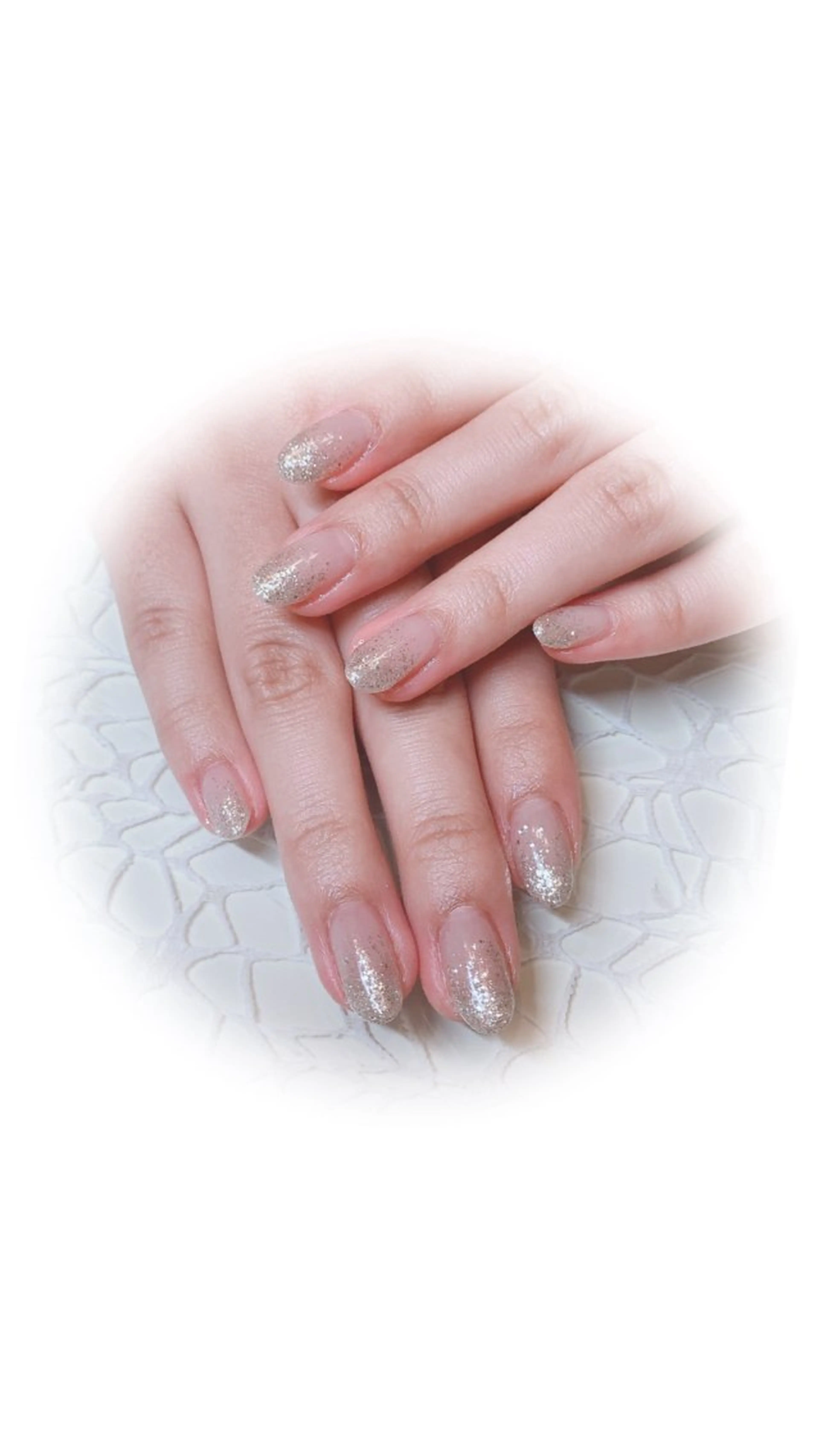 ネイル グラデーション ラメ(グリッター) ラメグラデーション ハンドネイル ｔe_ nailのネイルデザイン