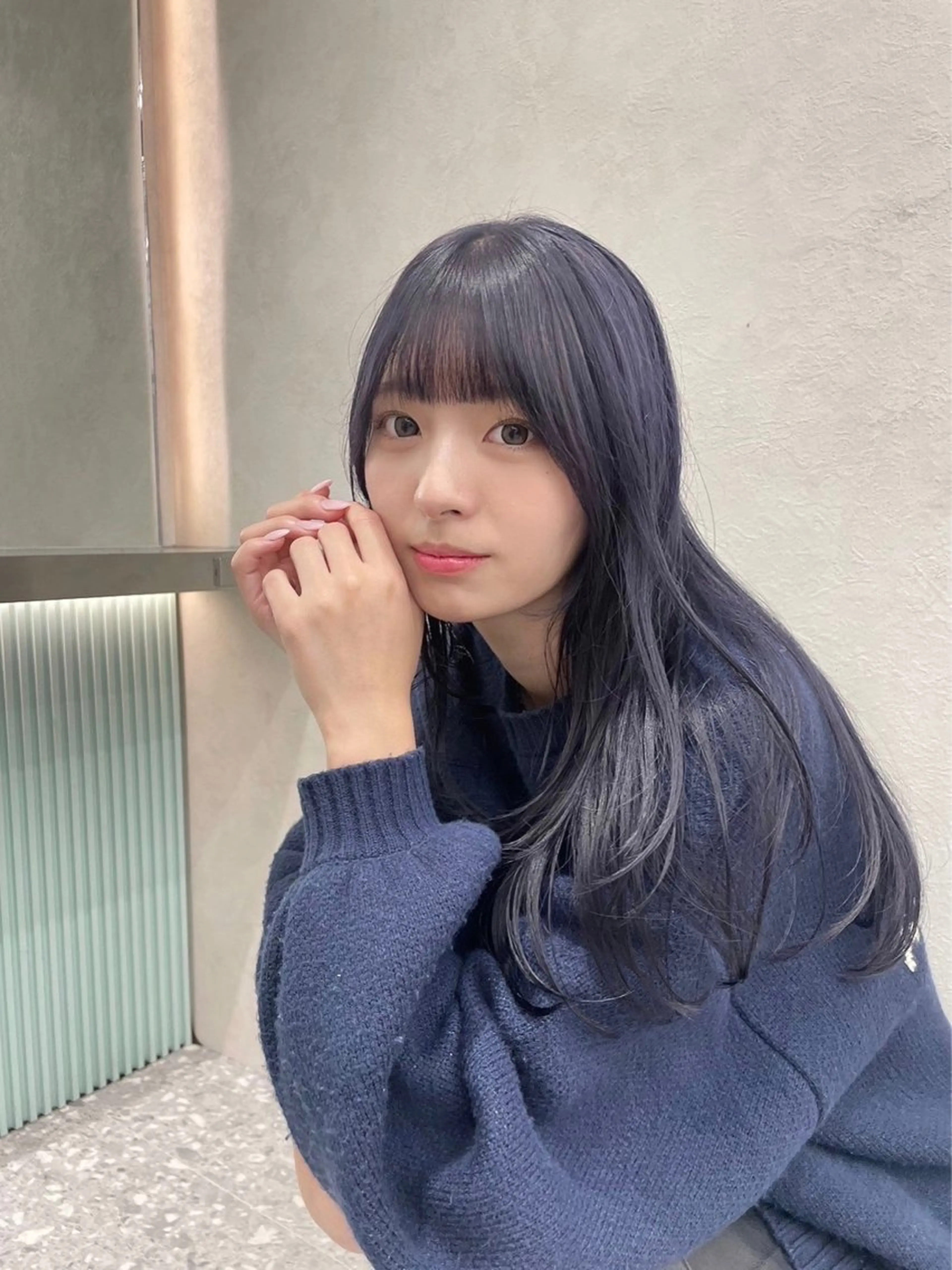 ロング カラー ロンド　ウル所属・レイヤー/縮毛矯正⭐ 特化美容師のヘアスタイル
