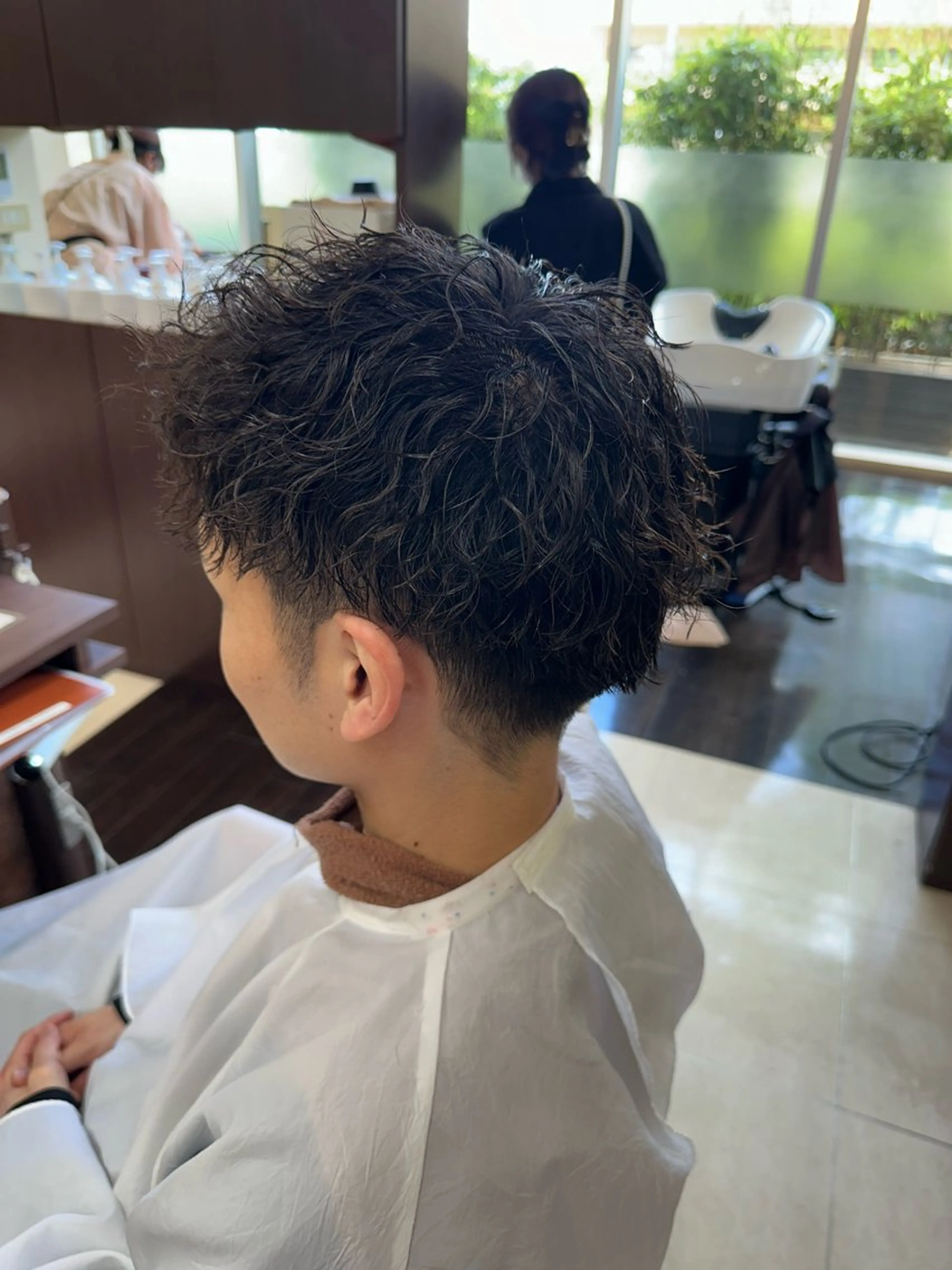 ショート カラー パーマ メンズ メンズパーマ ツイストスパイラルパーマ スパイラルパーマ カット パーマ ヘアセット 毎月230人担当/ メンズヘア/清和武虎のヘアスタイル