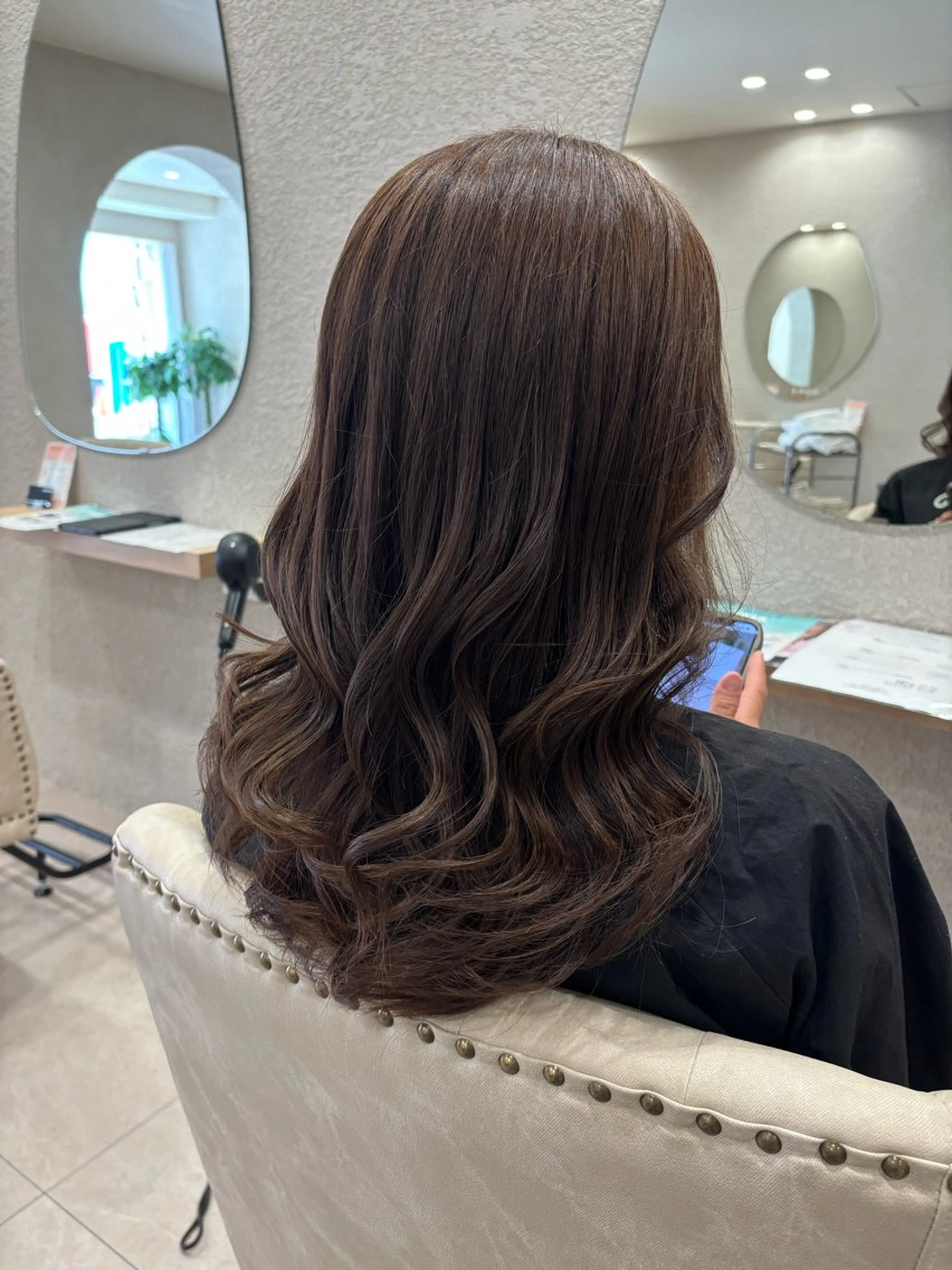 ミディアム 透明感カラー⭐️🌈 野村玲美のヘアスタイル