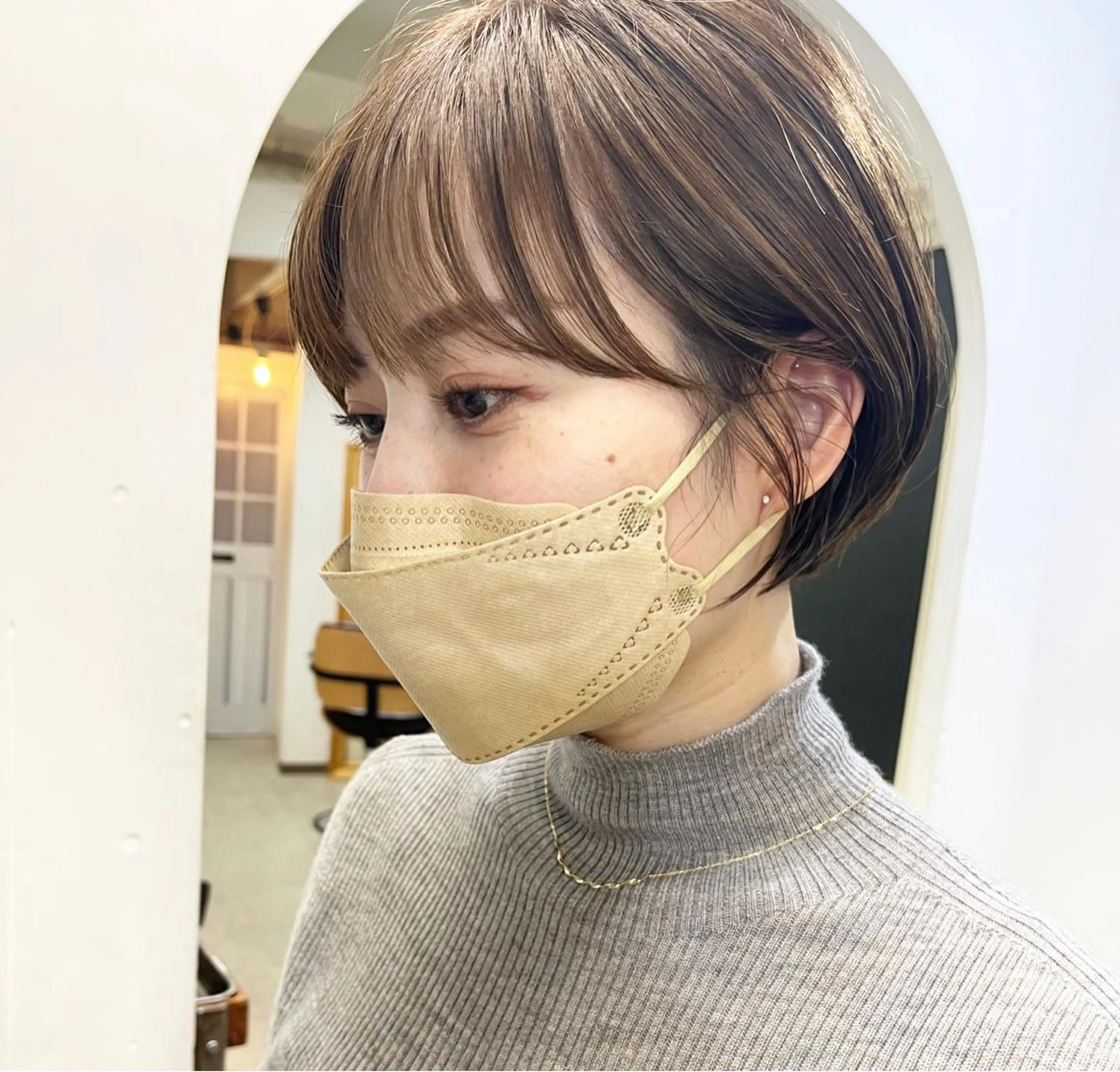 ショート カラー カット ヘアカラー トリートメント Hareru hair salon所属・Hareru 豊田 修廣のヘアスタイル