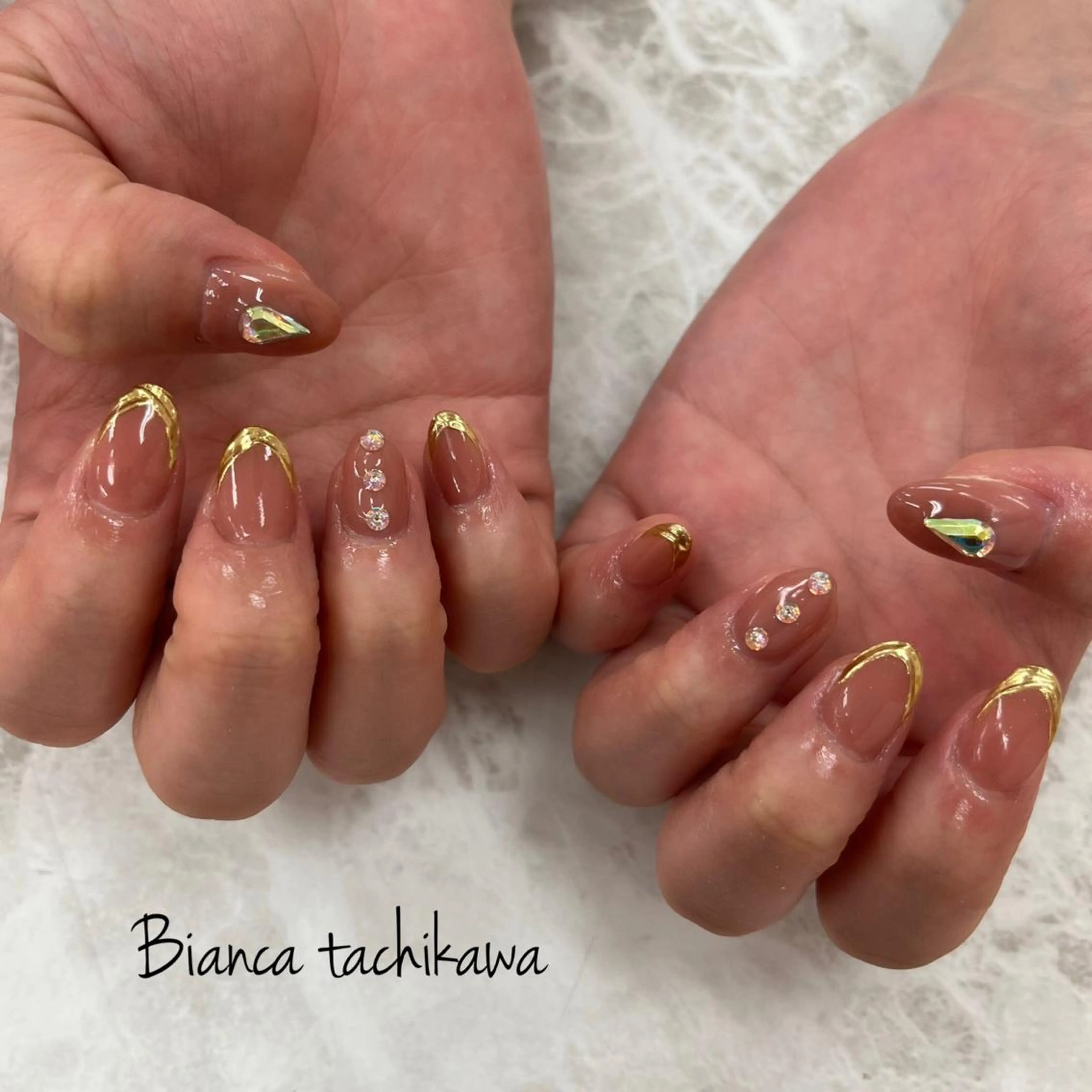 ネイル ハンドネイル Bianca☁国分寺 🤍店長/黒木愛美のネイルデザイン