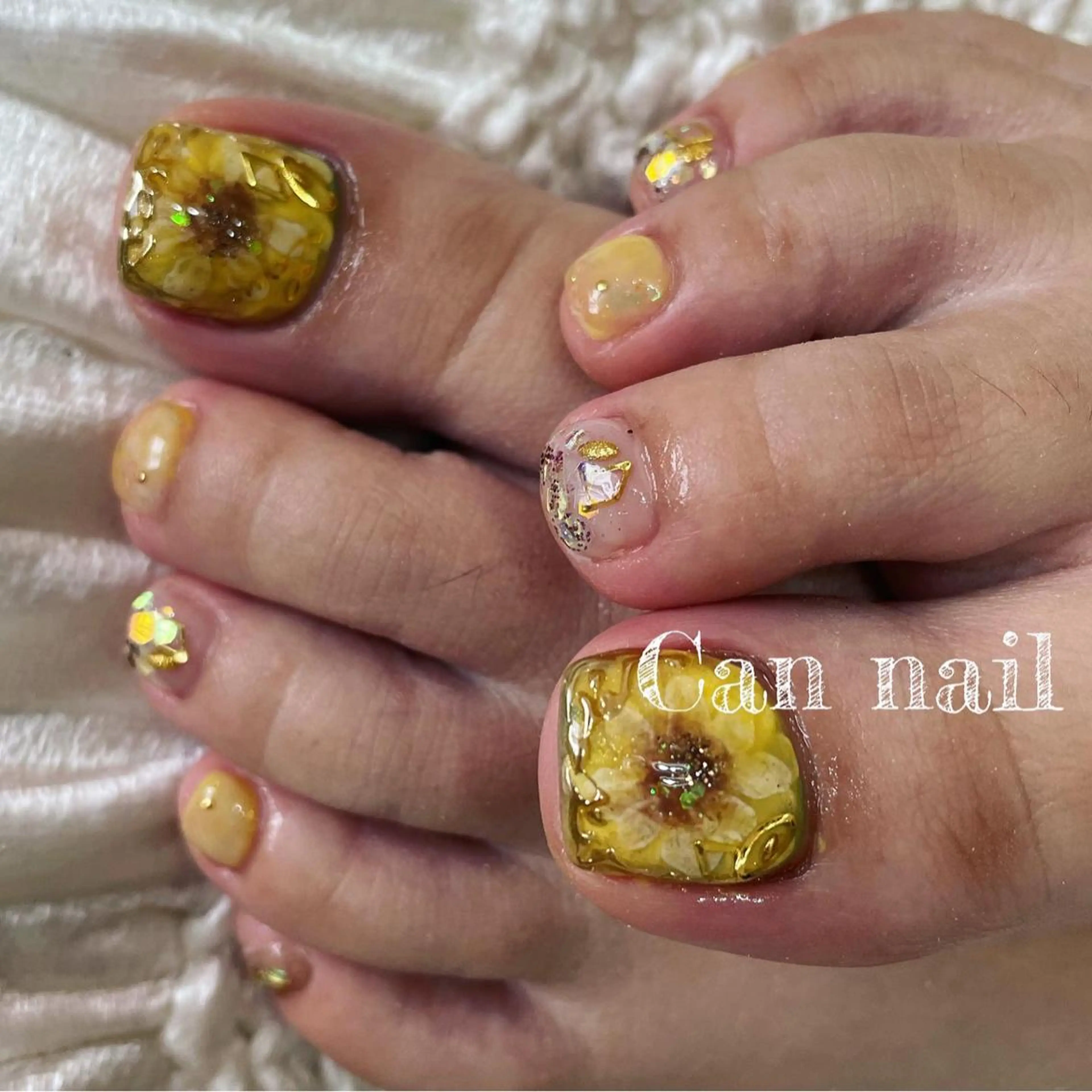 ロング ネイル フットネイル Parfum パルファンのネイルデザイン