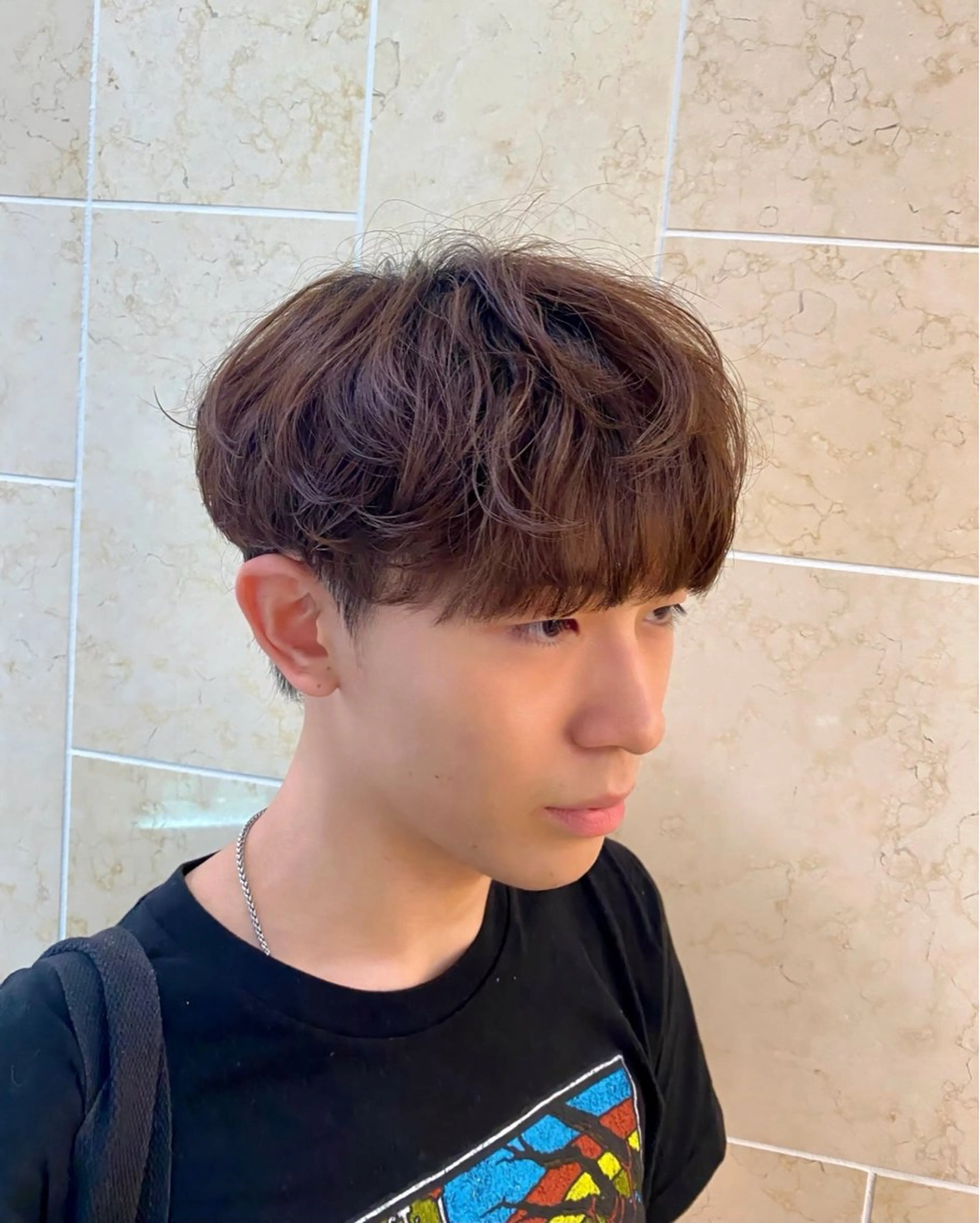 パーマ メンズ MAZE梅田所属・韓国メンズヘア関戸 和輝🇰🇷のヘアスタイル