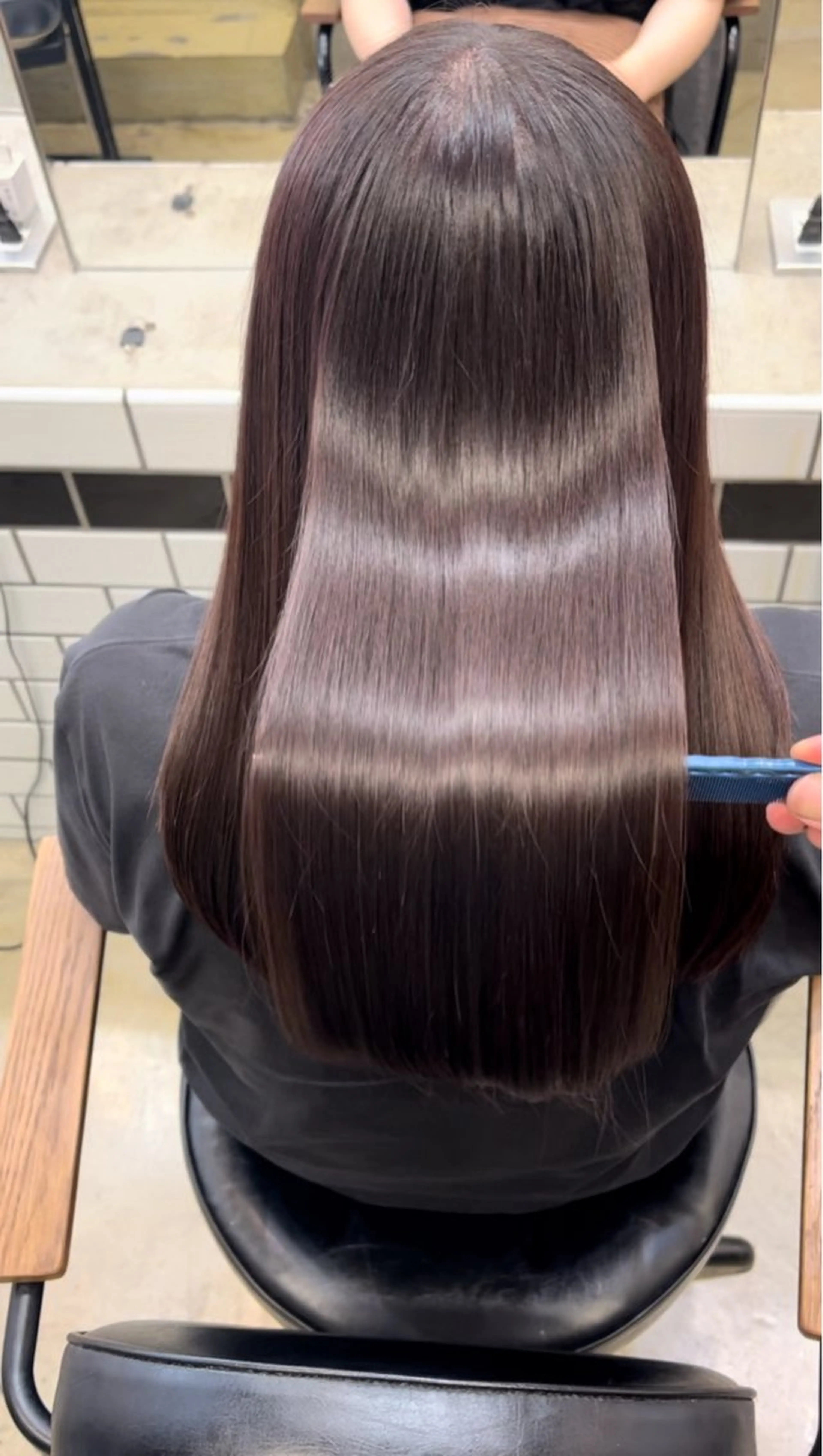セミロング カラー ヘアアレンジ ブリーチ 髪質改善 🍯傷ませないカラー 似合わせヘア🍯彪雅のヘアスタイル