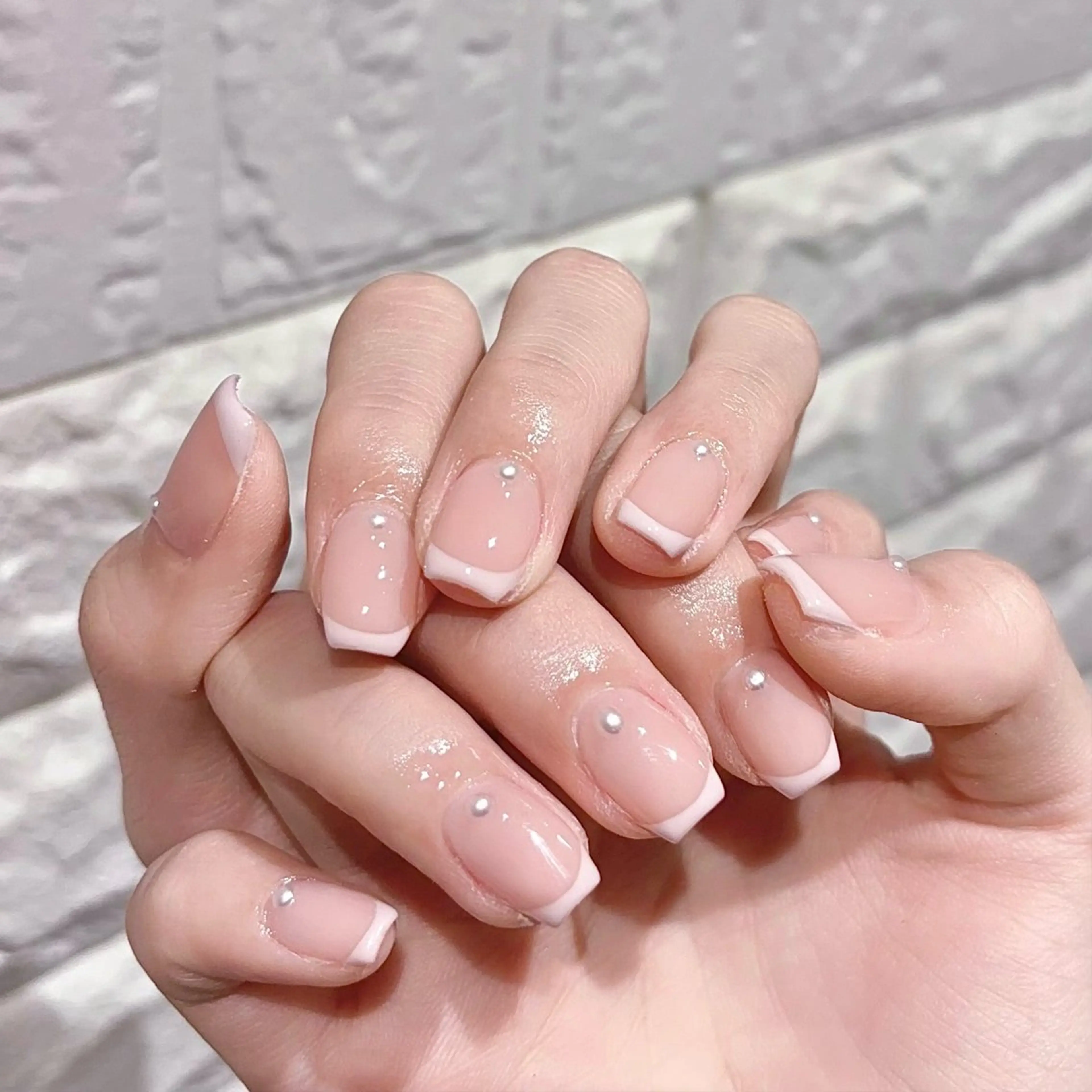 ネイル ハンドネイル 💗キラネイル💗 モチ最高のネイルデザイン