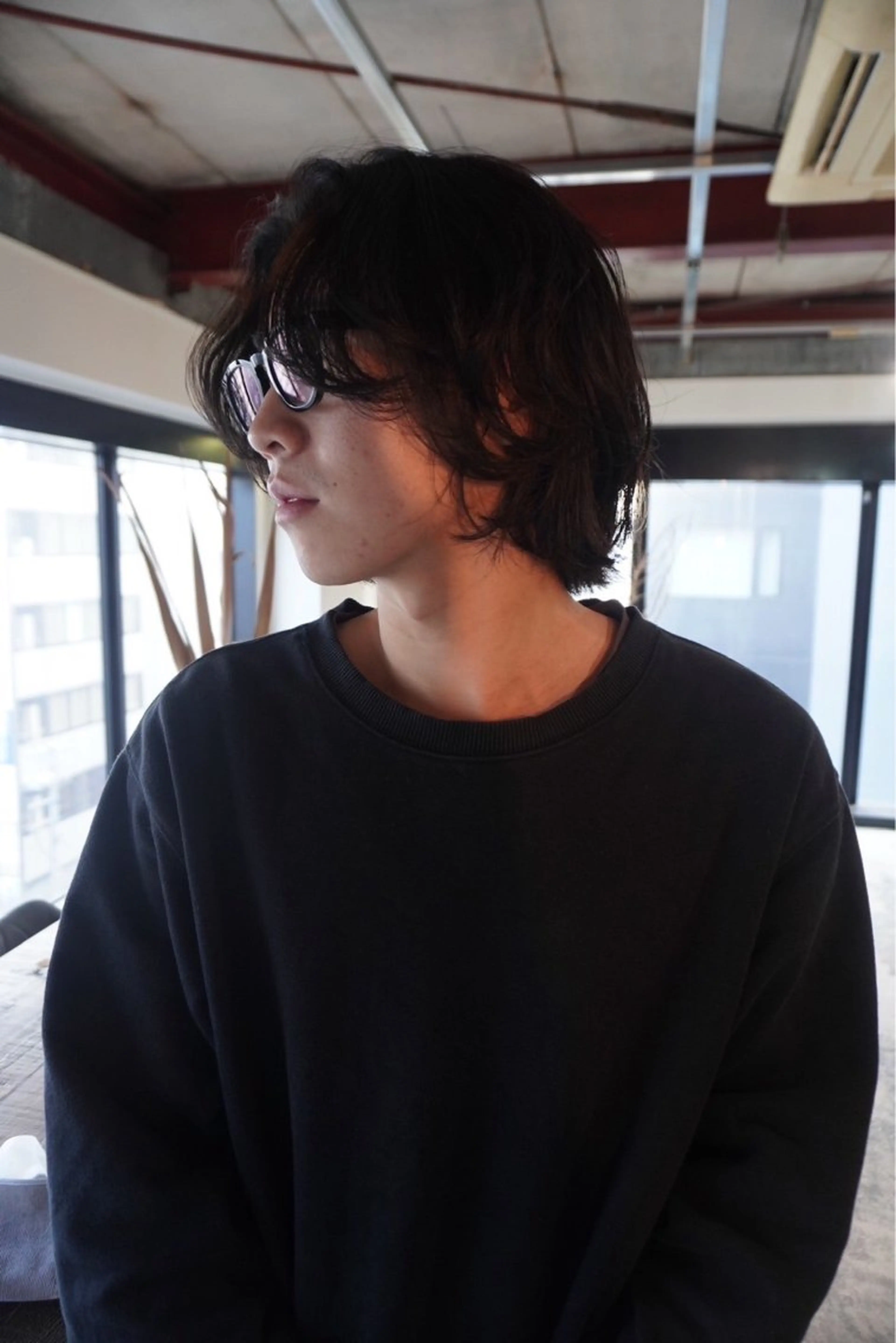 ミディアム パーマ メンズ LOM Sapporoのヘアスタイル