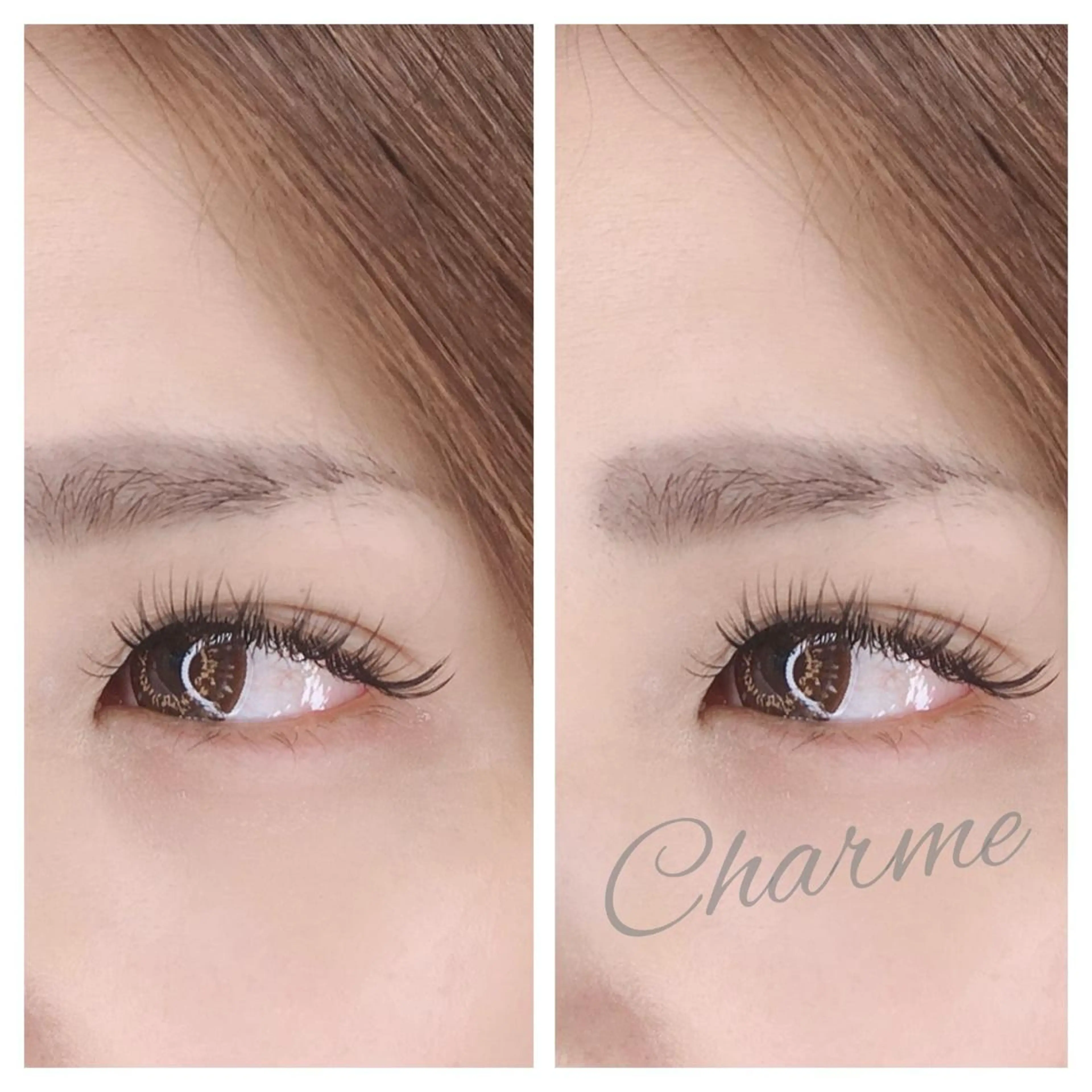 マツエク・マツパ フラットラッシュ 完全個室‼︎Charme(シャルム)美容室併設eyelashサロン所属・【Charme 】 シャルムのマツエク・マツパデザイン