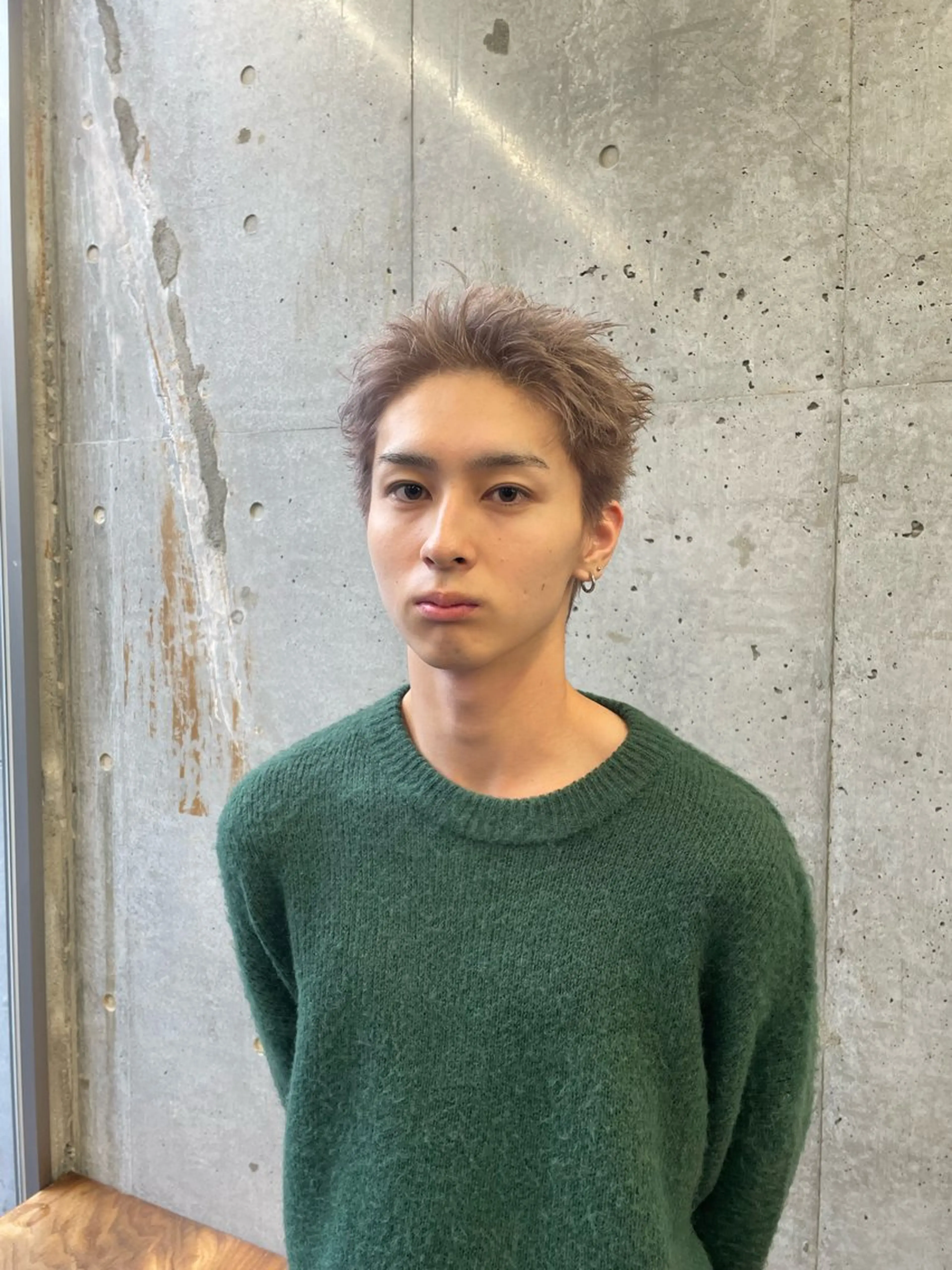 ショート カラー メンズ カット ヘアカラー 《メンズ支持NO.1 ×艶ブラウン》ソウタのヘアスタイル