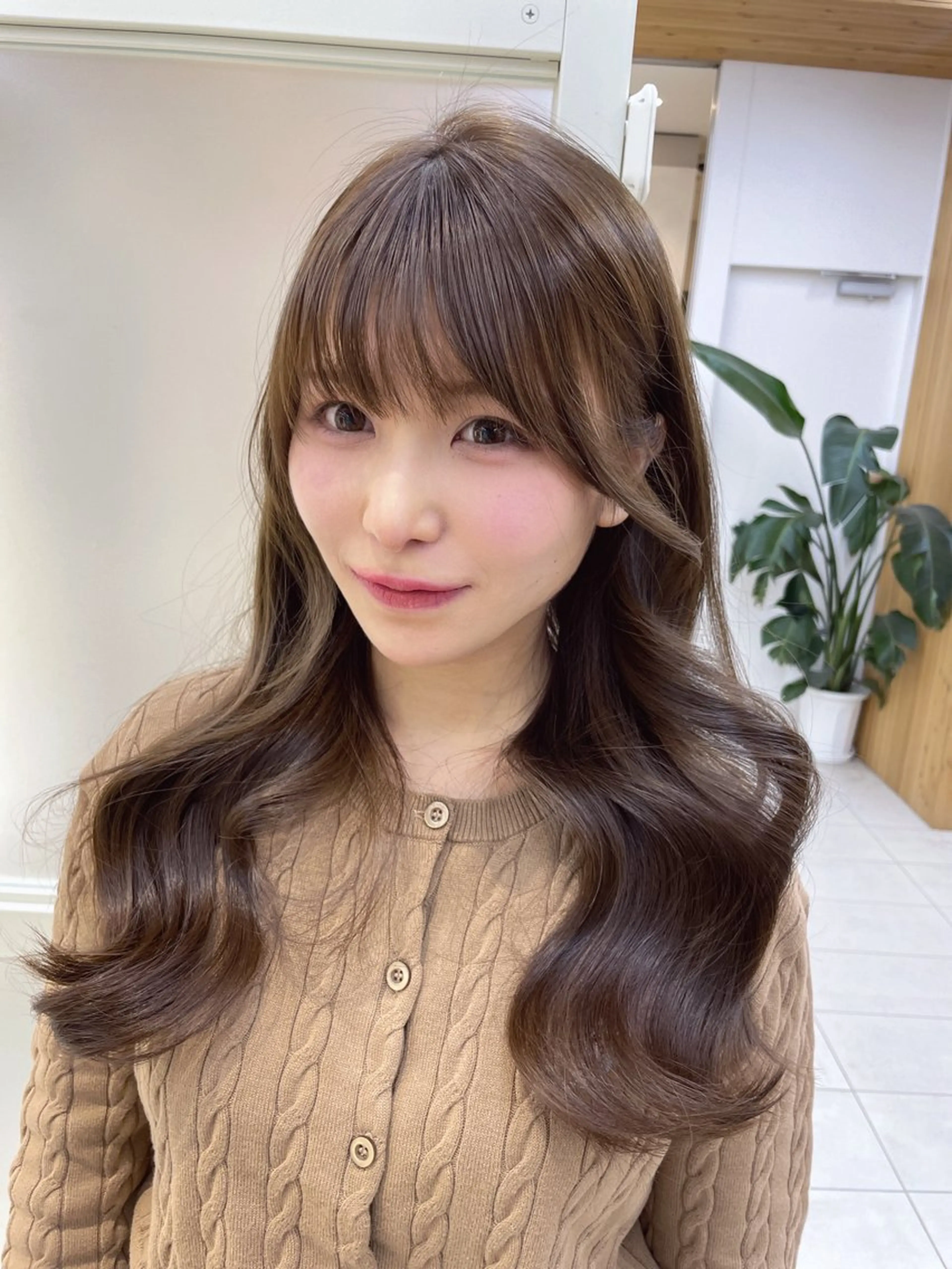 セミロング 顔周り/透明感カラー /韓国ヘア/TAKUのヘアスタイル