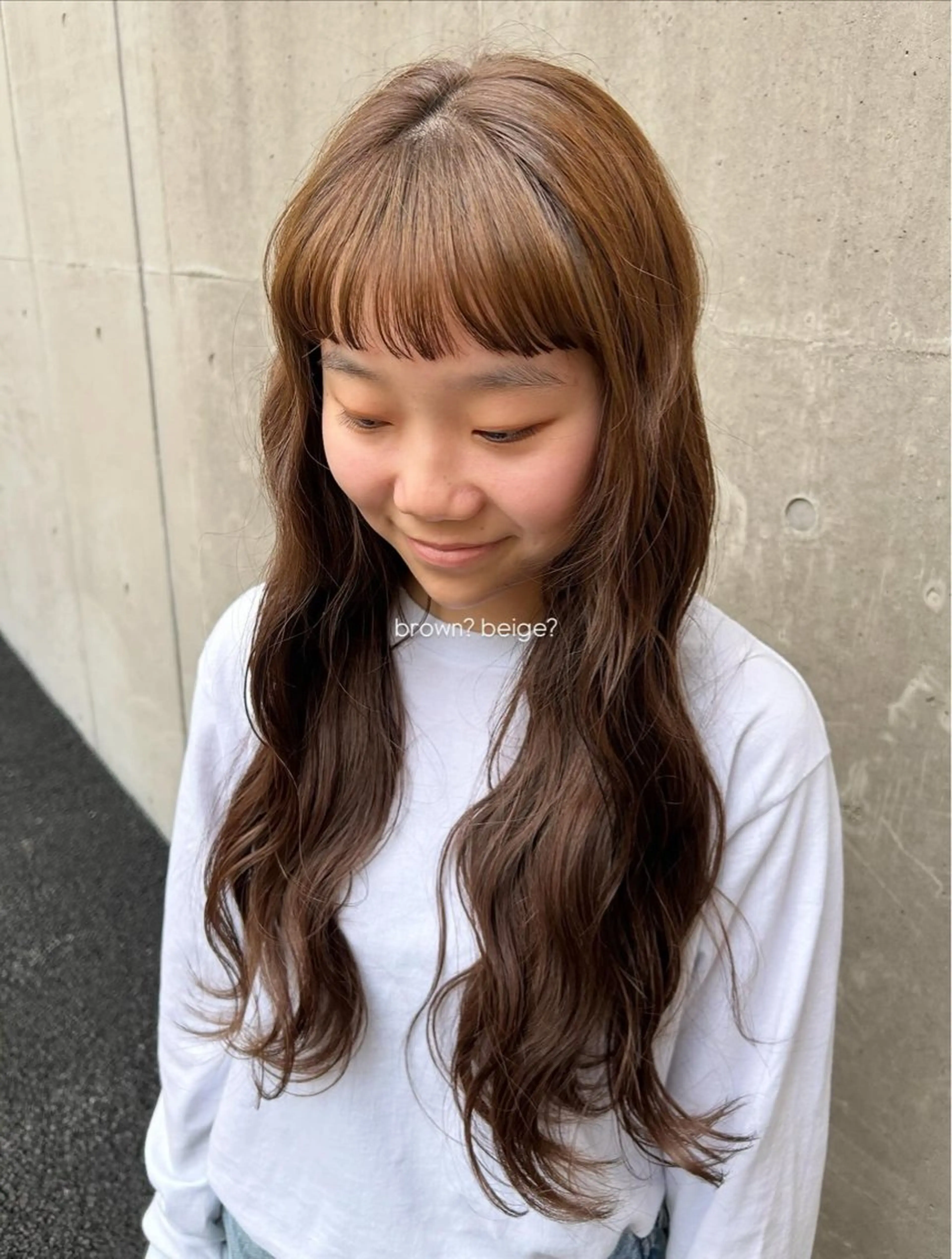 カラー ヘアカラー カエデ⭐︎ ブリーチモデル大募集のヘアスタイル