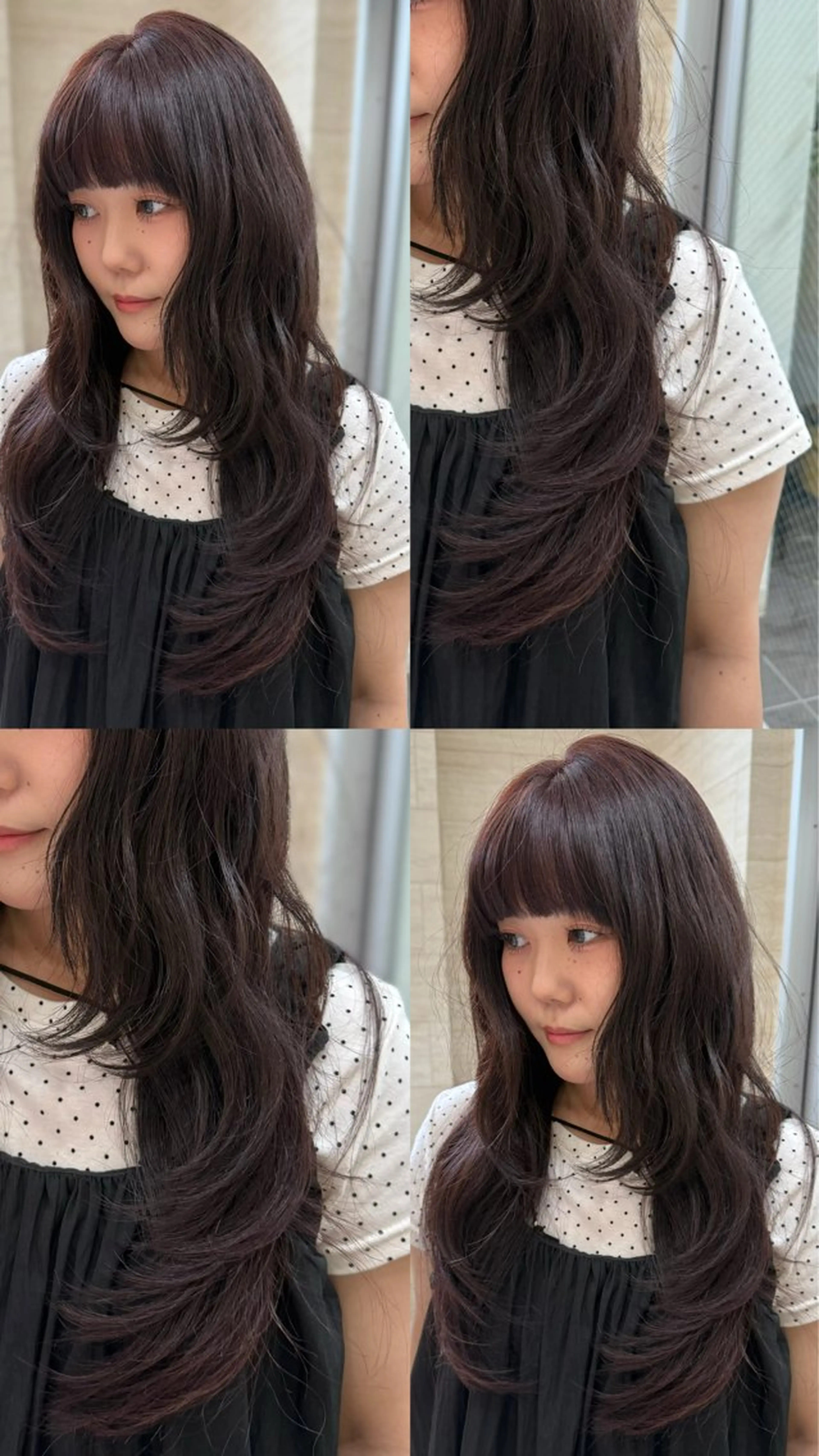 ロング レイヤーカット カット ヘアカラー Zina 熊本店 Juranのヘアスタイル