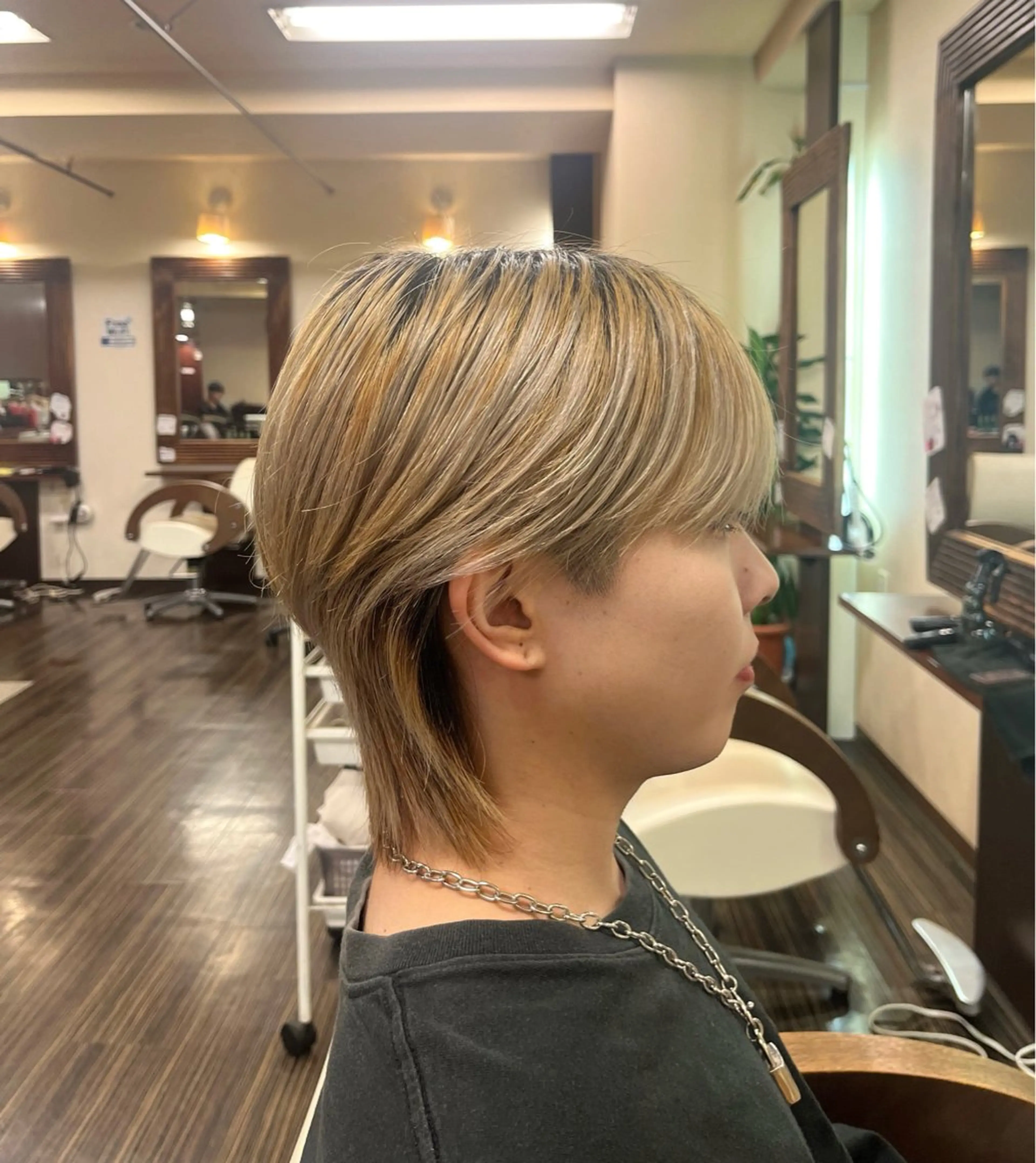 メンズ カット トリートメント 森 ハリス誠一のヘアスタイル