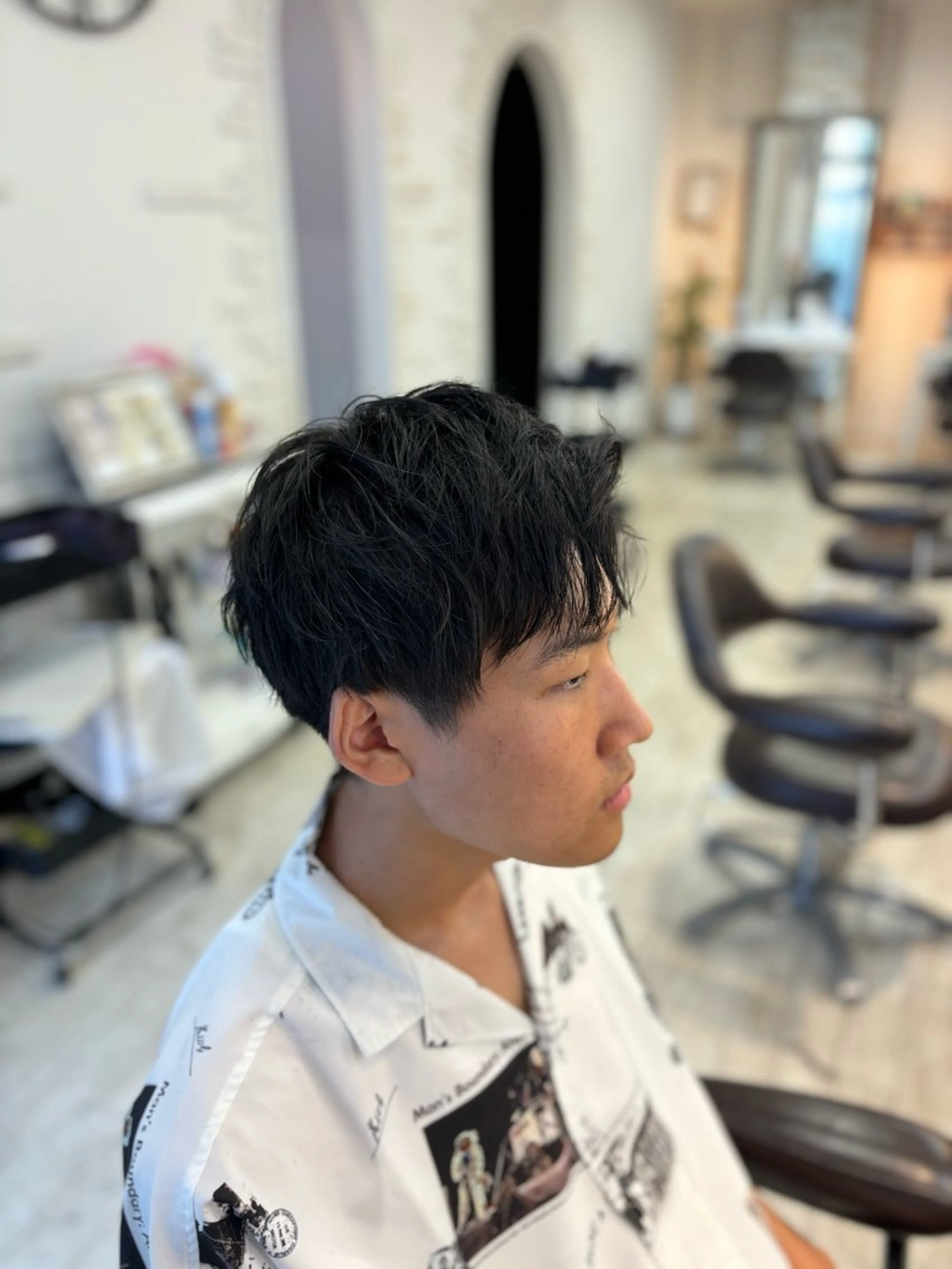 メンズ カット KEEN.所属・よこみぞ こなつのヘアスタイル