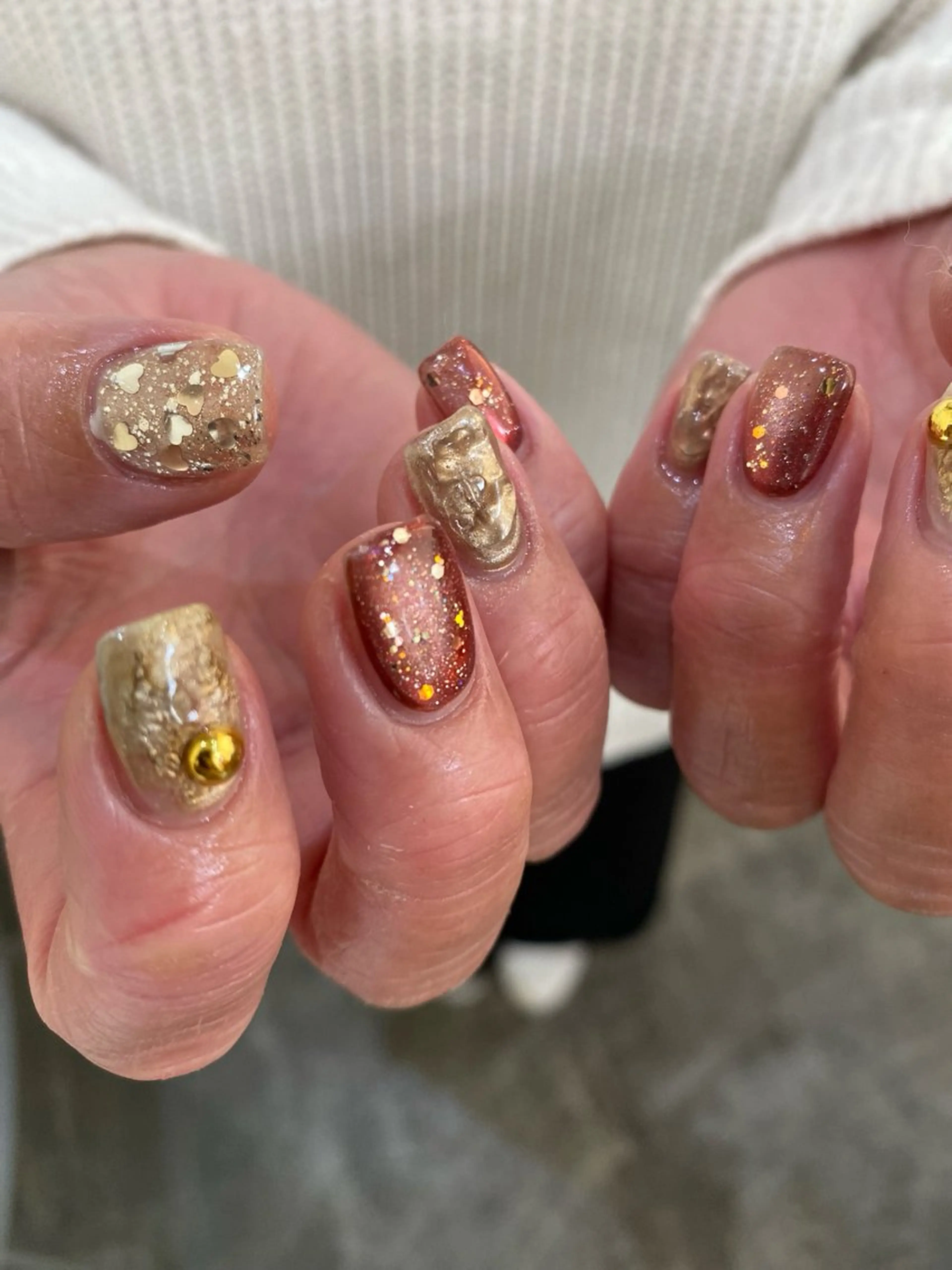 ネイル キラキラネイル nable.所属・望月 実莉のネイルデザイン