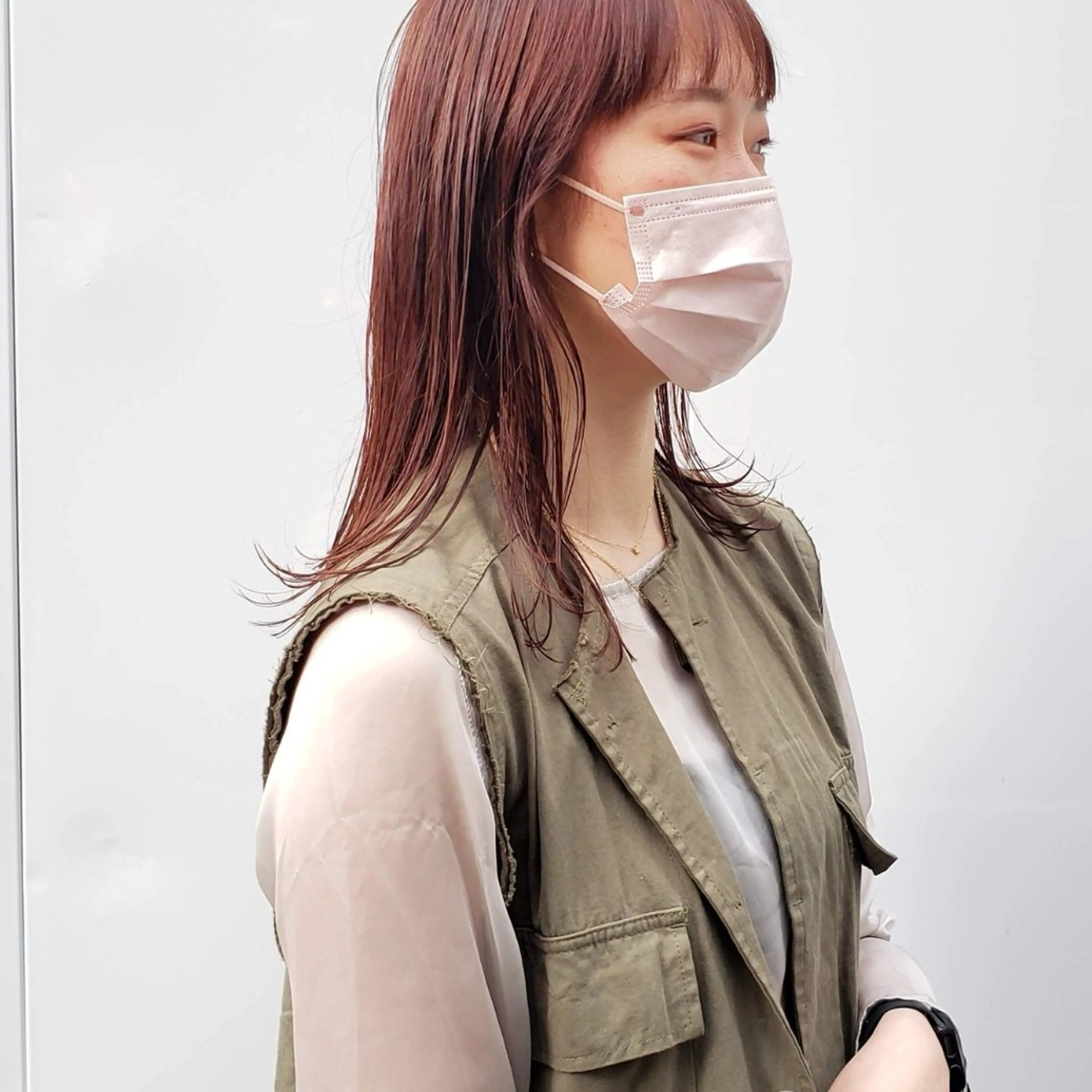 ミディアム カット ヘアカラー トリートメント たかなし🍀似合わせ /大人可愛いのヘアスタイル