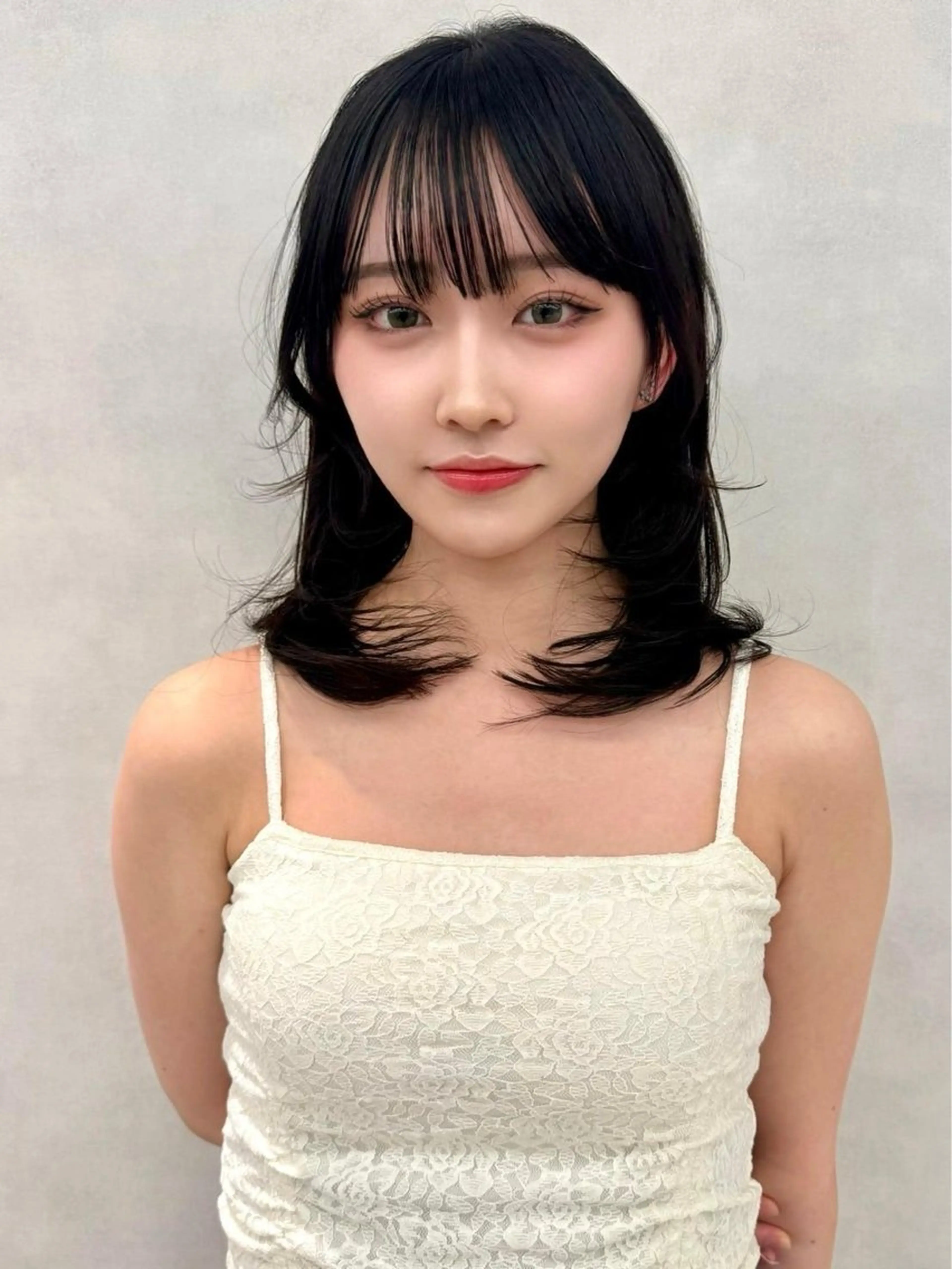 ロング カット ヘアカラー 🇰🇷韓国レイヤー 艶カラー／田川佑紀のヘアスタイル