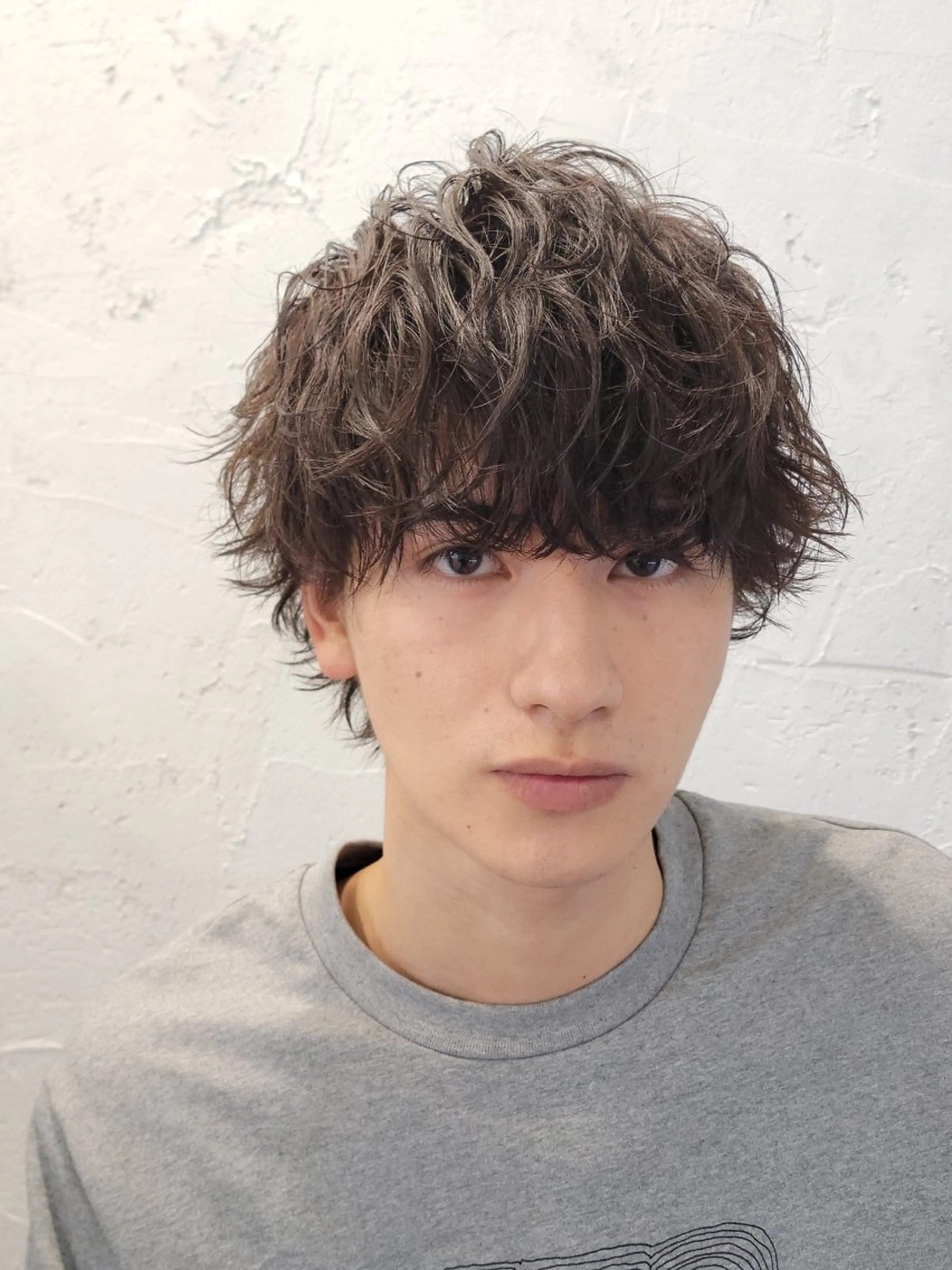 ショート パーマ メンズ 美容師歴6年 fifth前比嘉💥のヘアスタイル