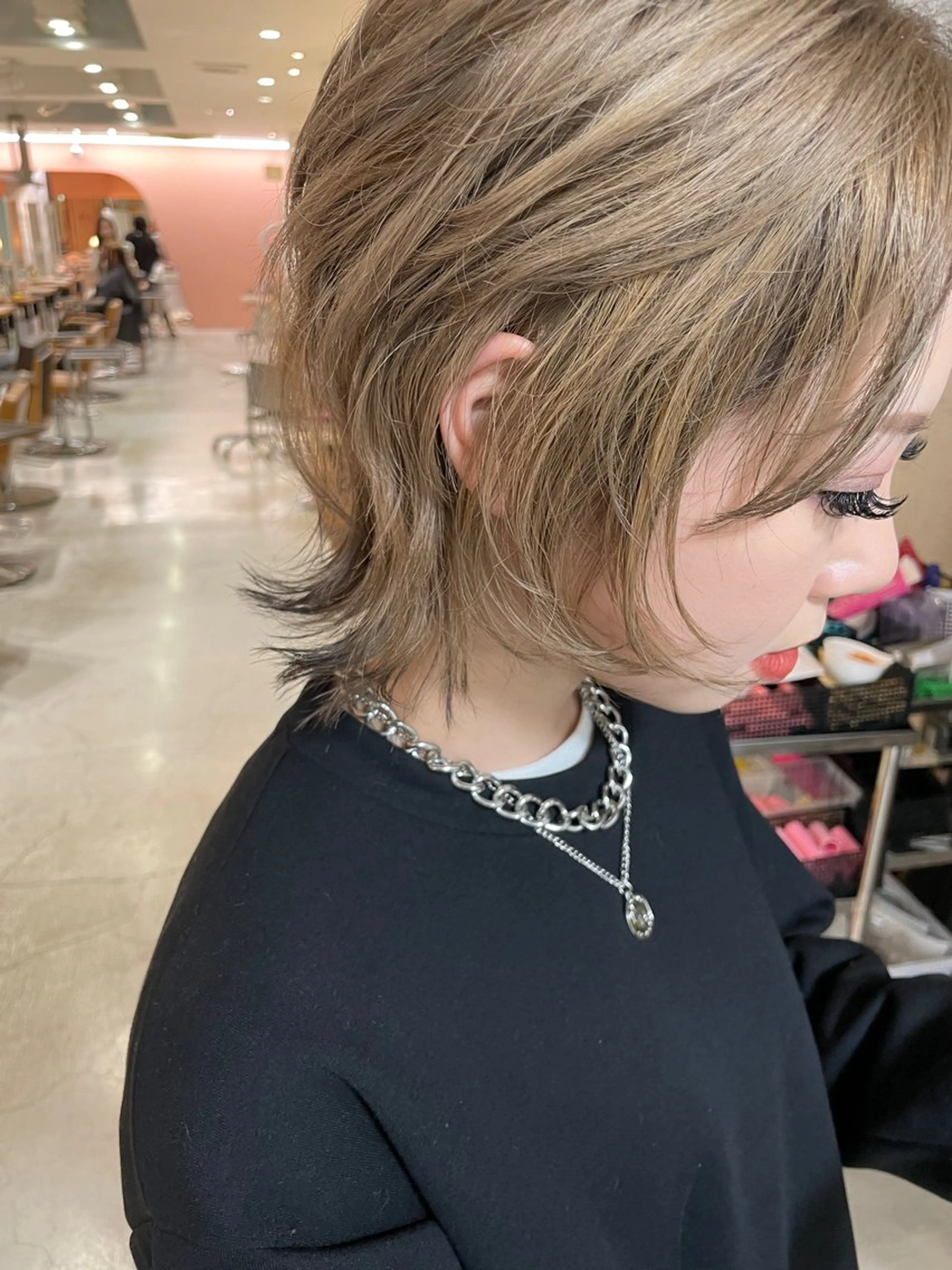 ショート ヘアカラー トリートメント レイヤー／ショート HIDETOSHIのヘアスタイル