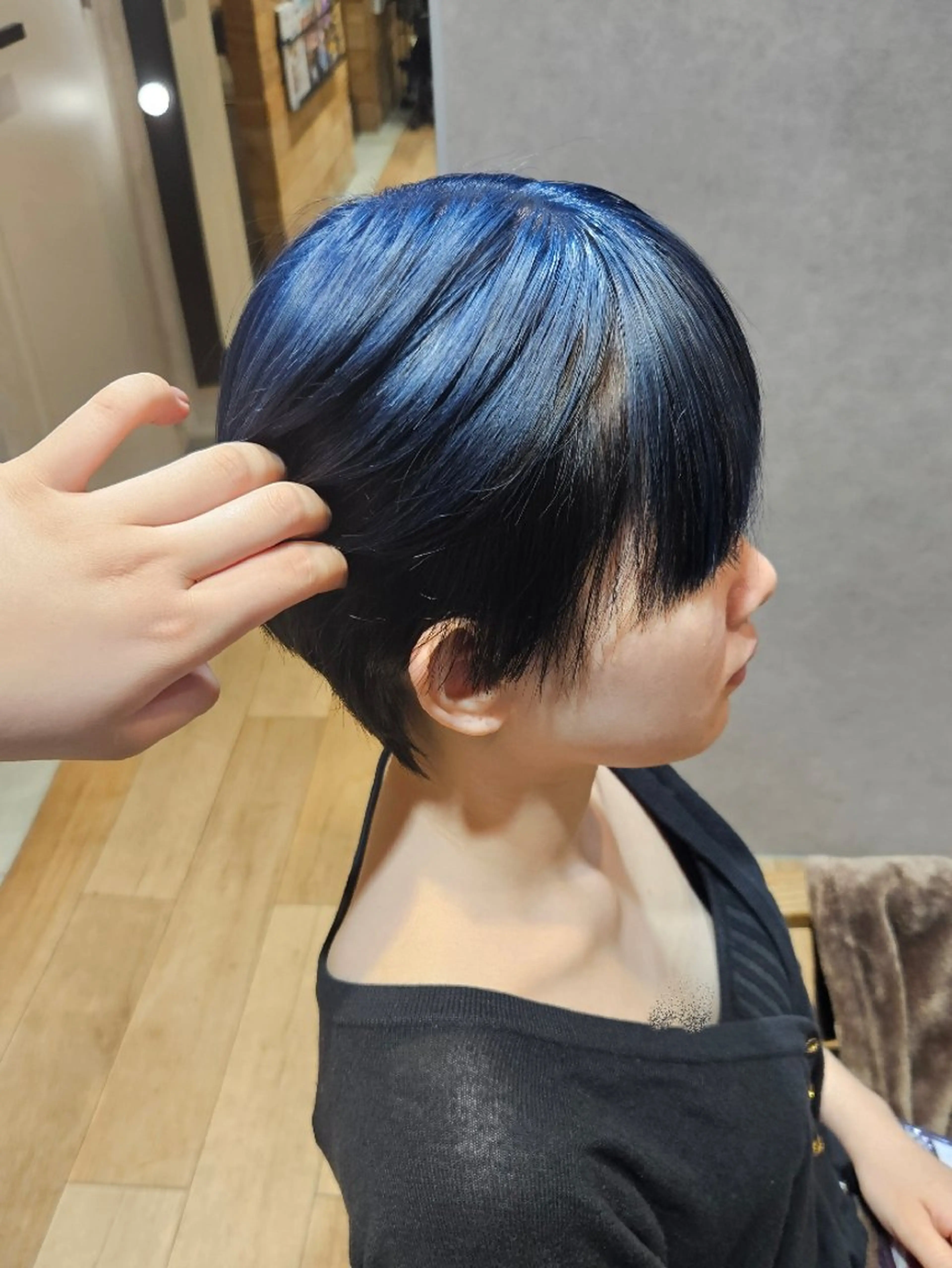 ショート カラー ブリーチ 透明感カラー ヘアカラー トリートメント ACTOR所属・外戸口未優利 /ケドグチミユリのヘアスタイル