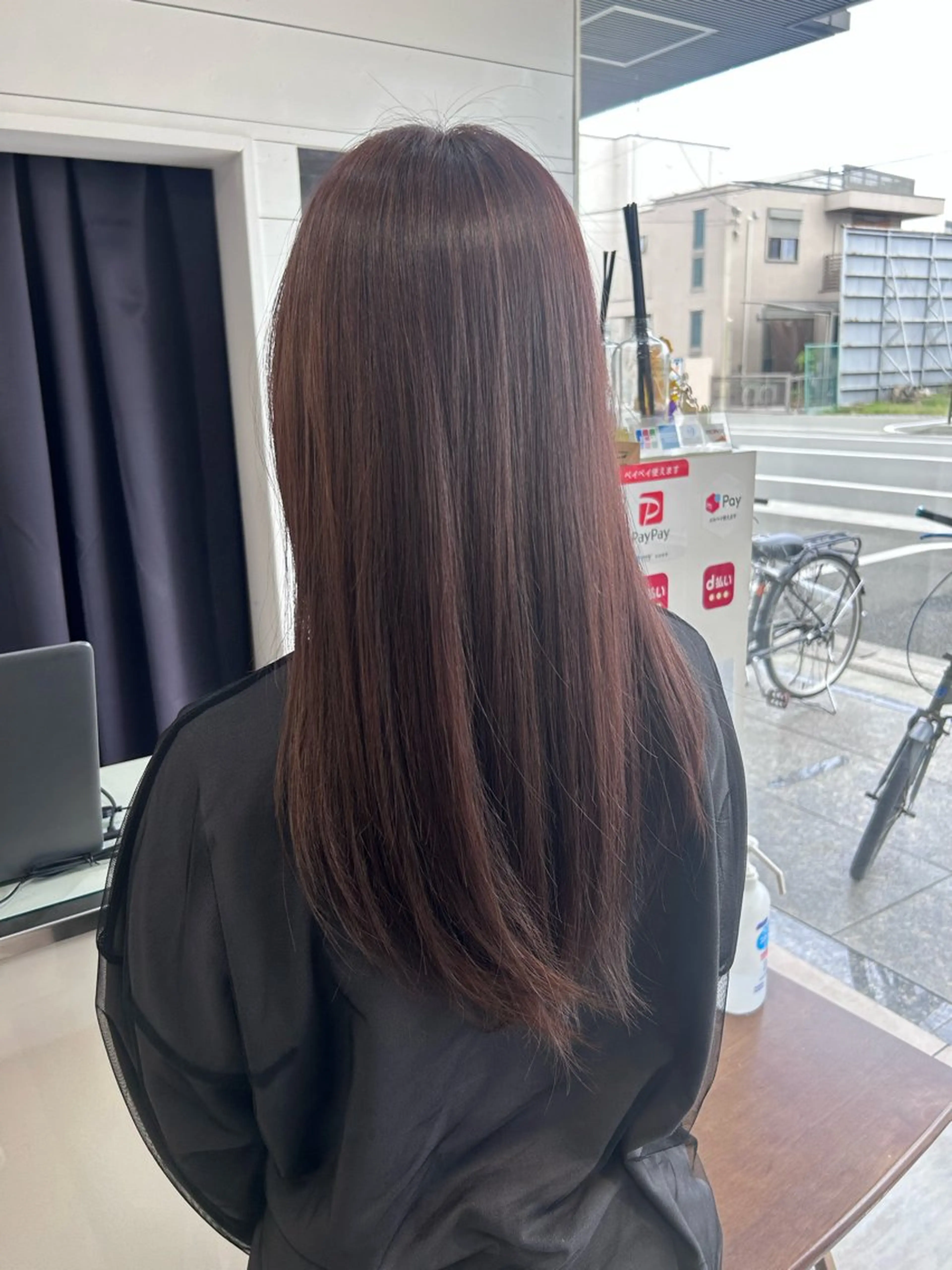ロング カラー ブラウンカラー レッドカラー レッドブラウン ヘアカラー 🎀艶カラー🎀 よしいあまねのヘアスタイル