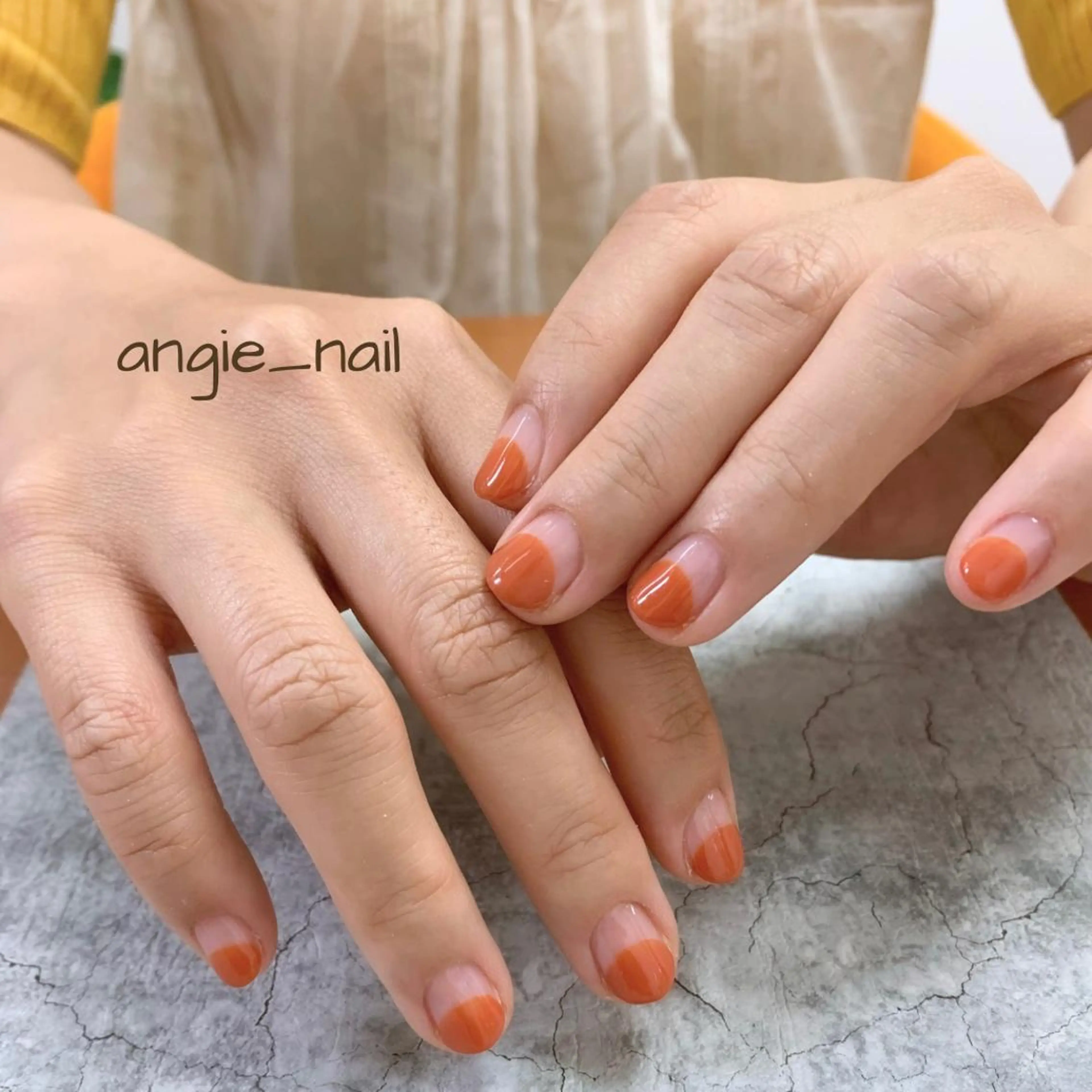 ネイル フレンチネイル angie nailのネイルデザイン