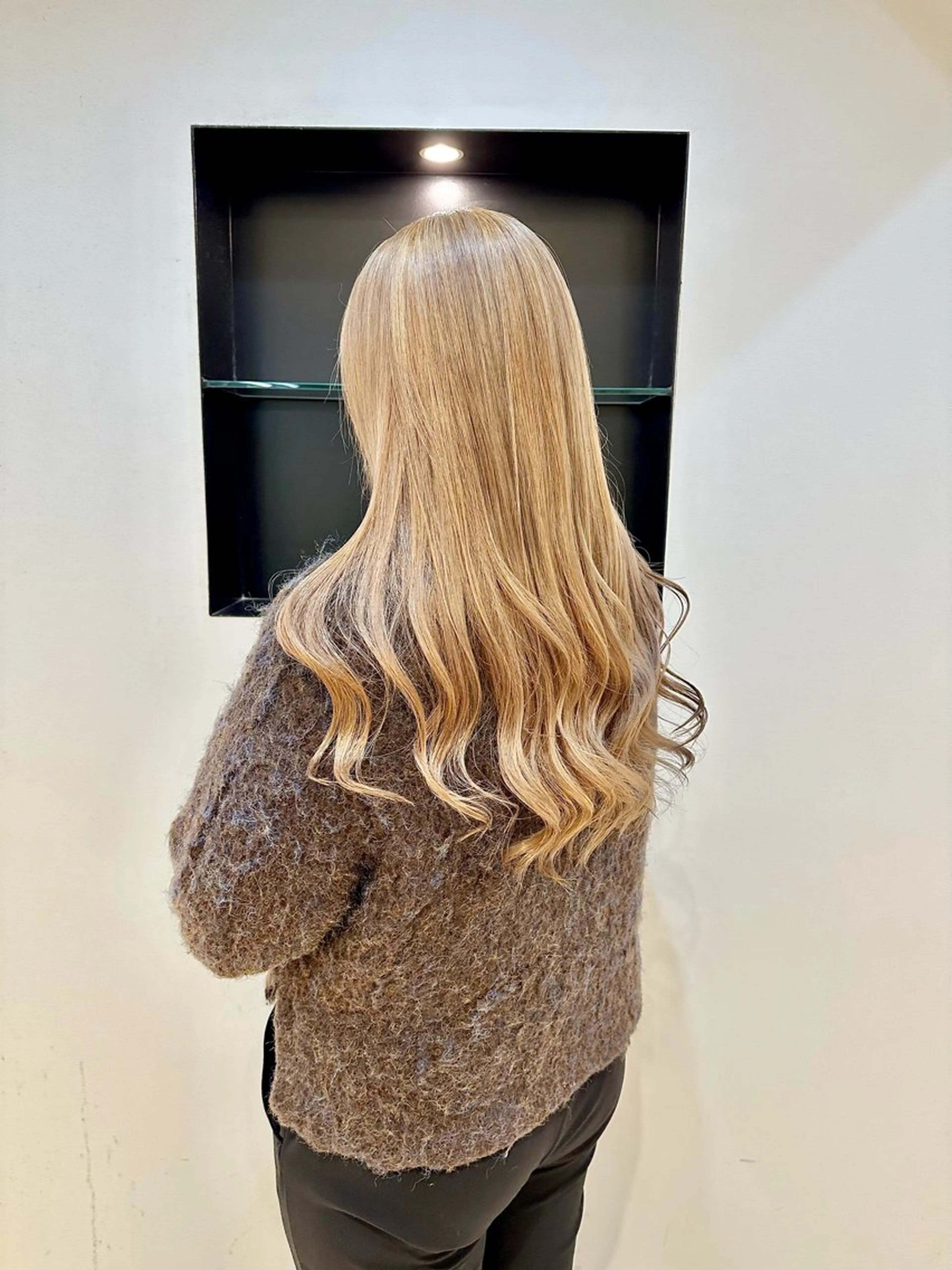 ロング カラー TAYA大阪上本町所属・十場【髪質改善】 【ダブルカラー】のヘアスタイル