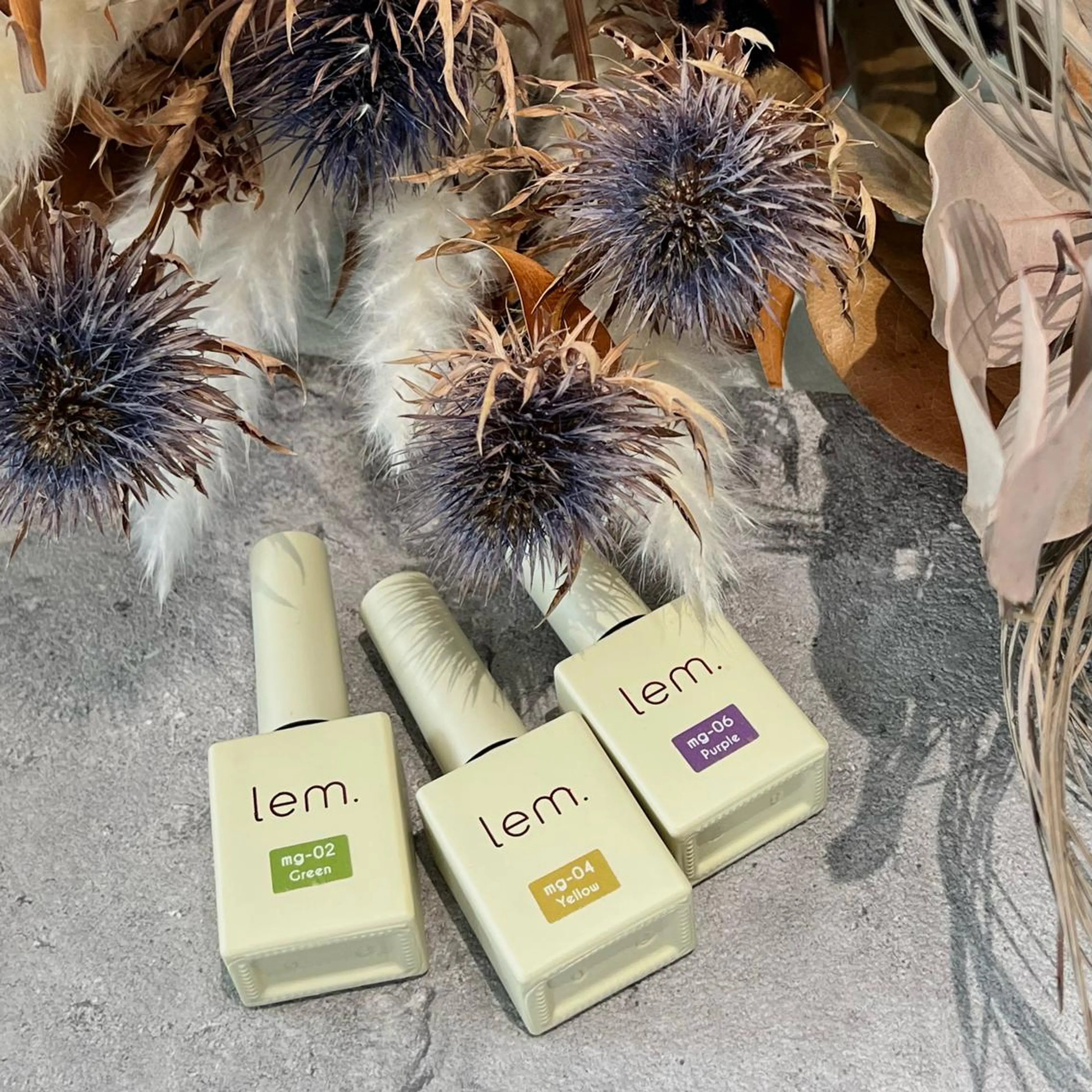 ショート ネイル マグネットネイル ワンカラーネイル ハンドネイル REVIA_nail maiのネイルデザイン