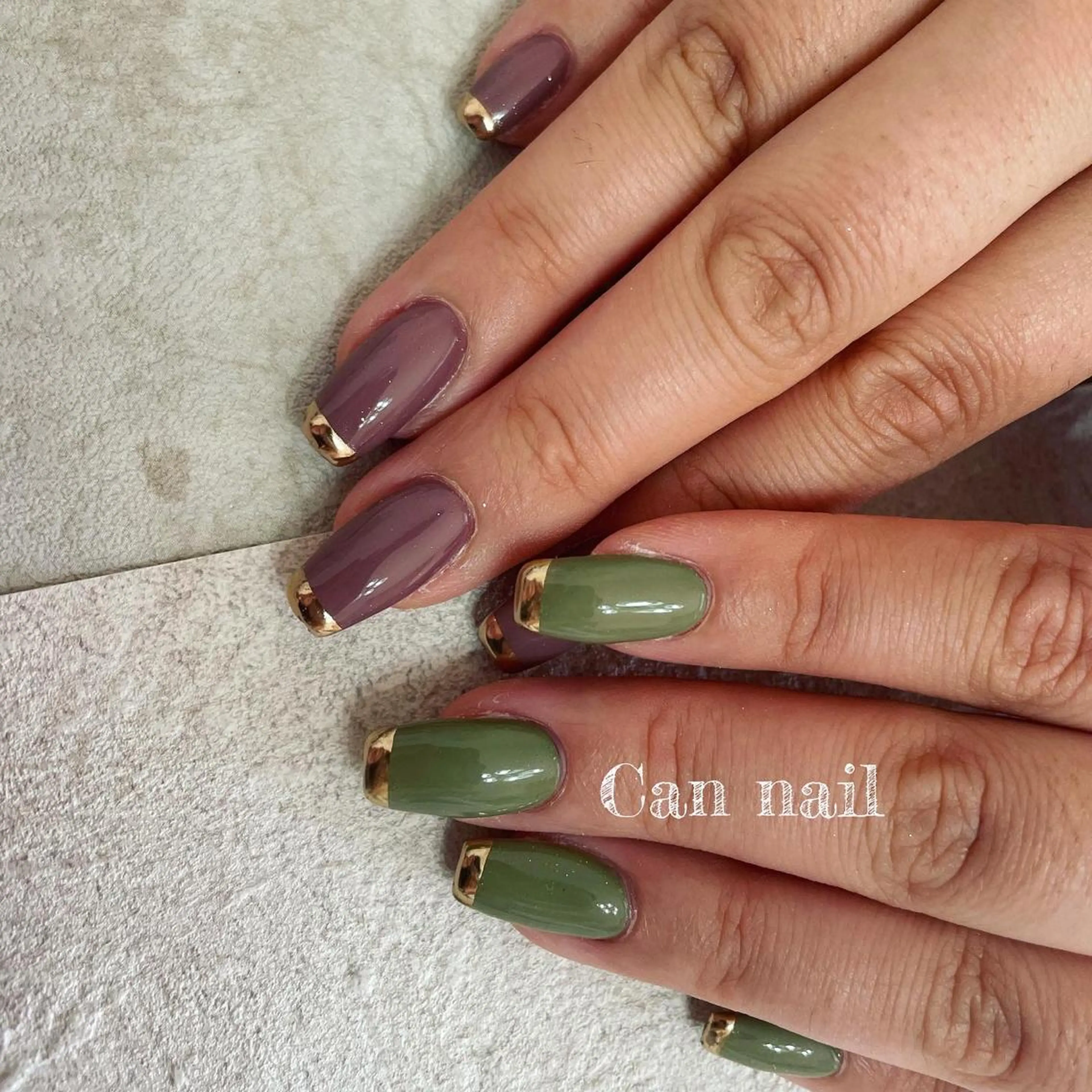 セミロング ネイル ハンドネイル Parfum パルファンのネイルデザイン