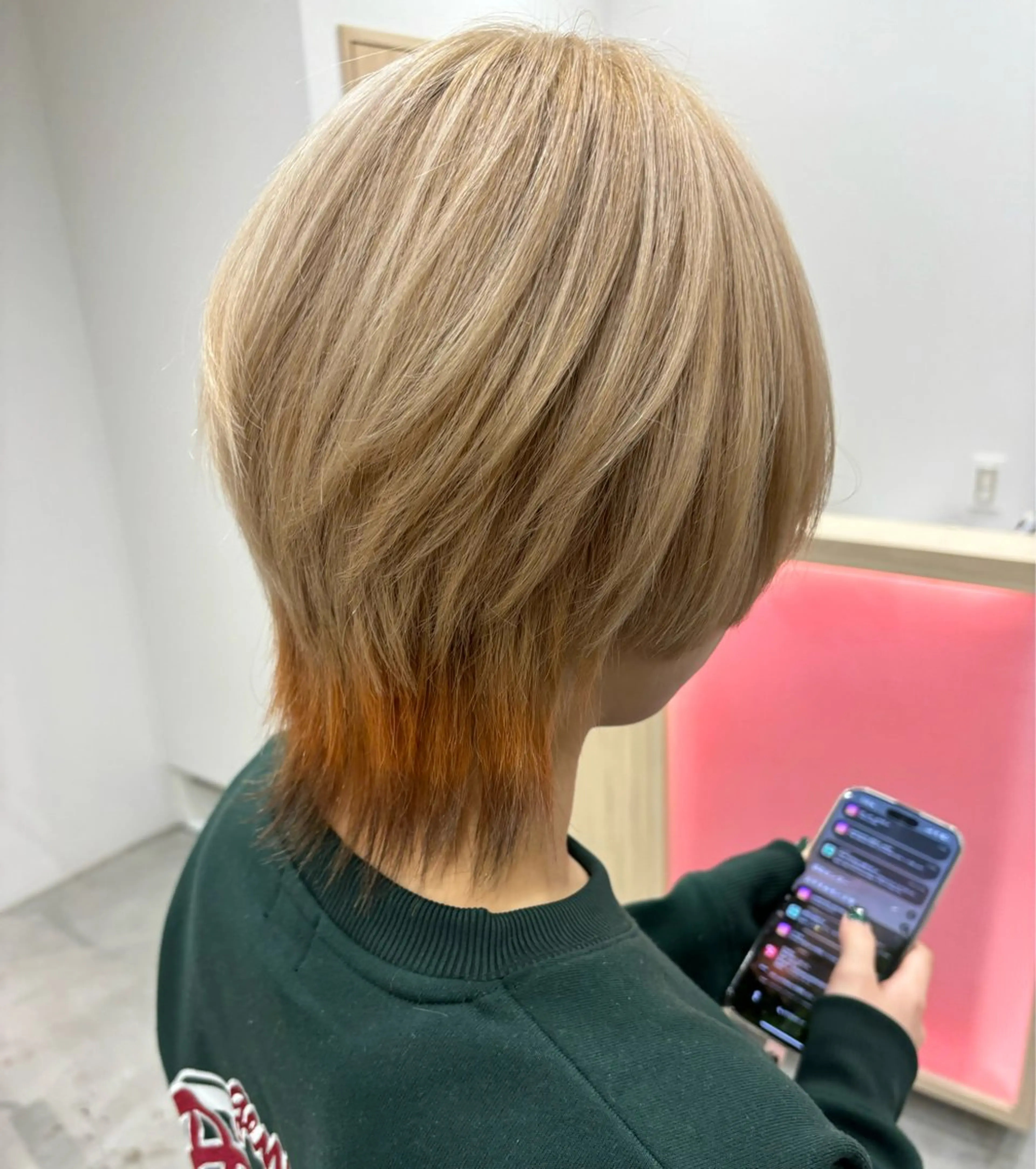 ショート カラー メンズカット ボブ/米崎駿也のヘアスタイル