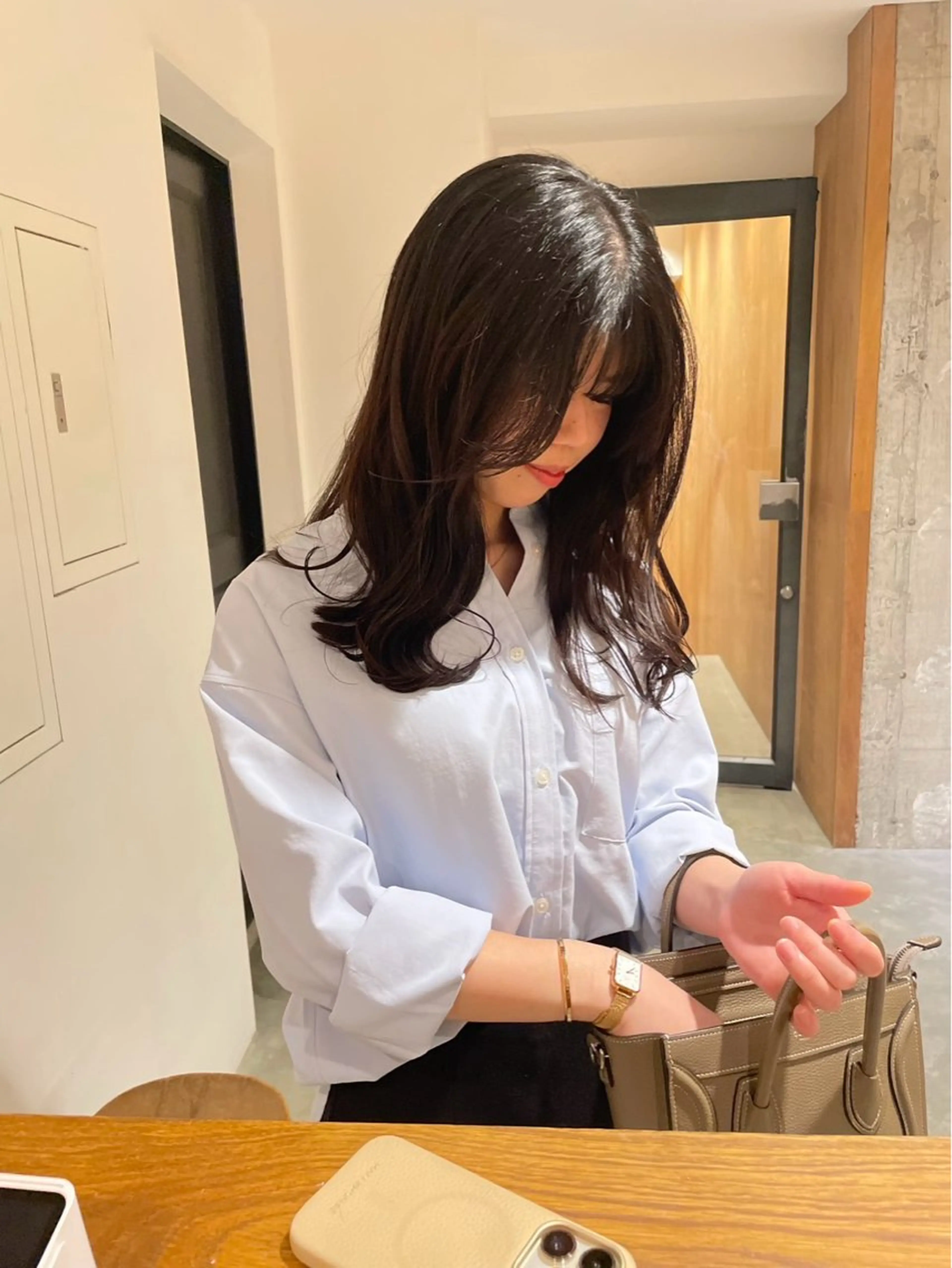 ロング カラー カット ヘアカラー Qin shaire salon 原宿店所属・髪質改善/透明感カラ ー/Atsukoのヘアスタイル