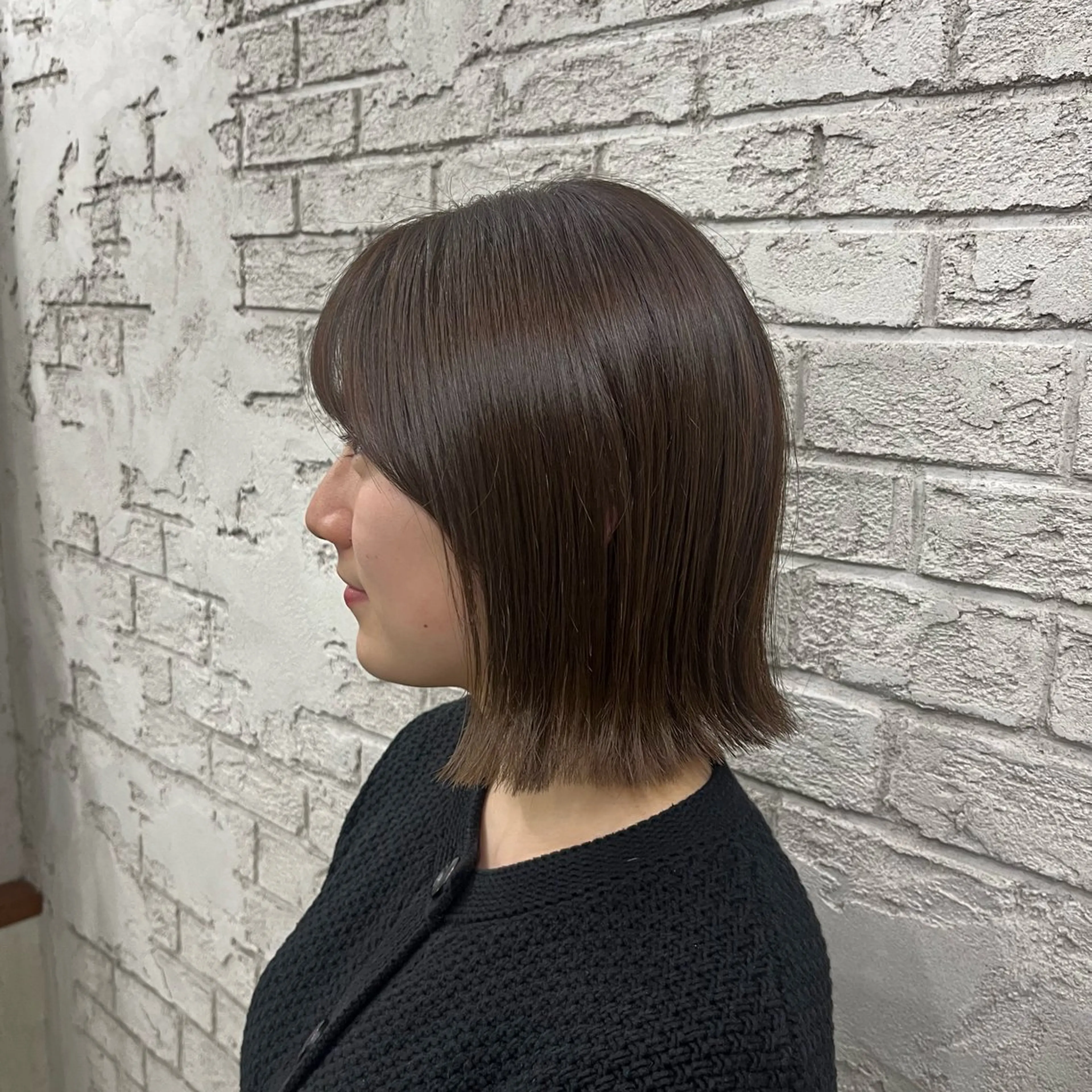 ショート ボブ 外ハネヘア 艶髪ブリーチカラー 💗manaka💗のヘアスタイル