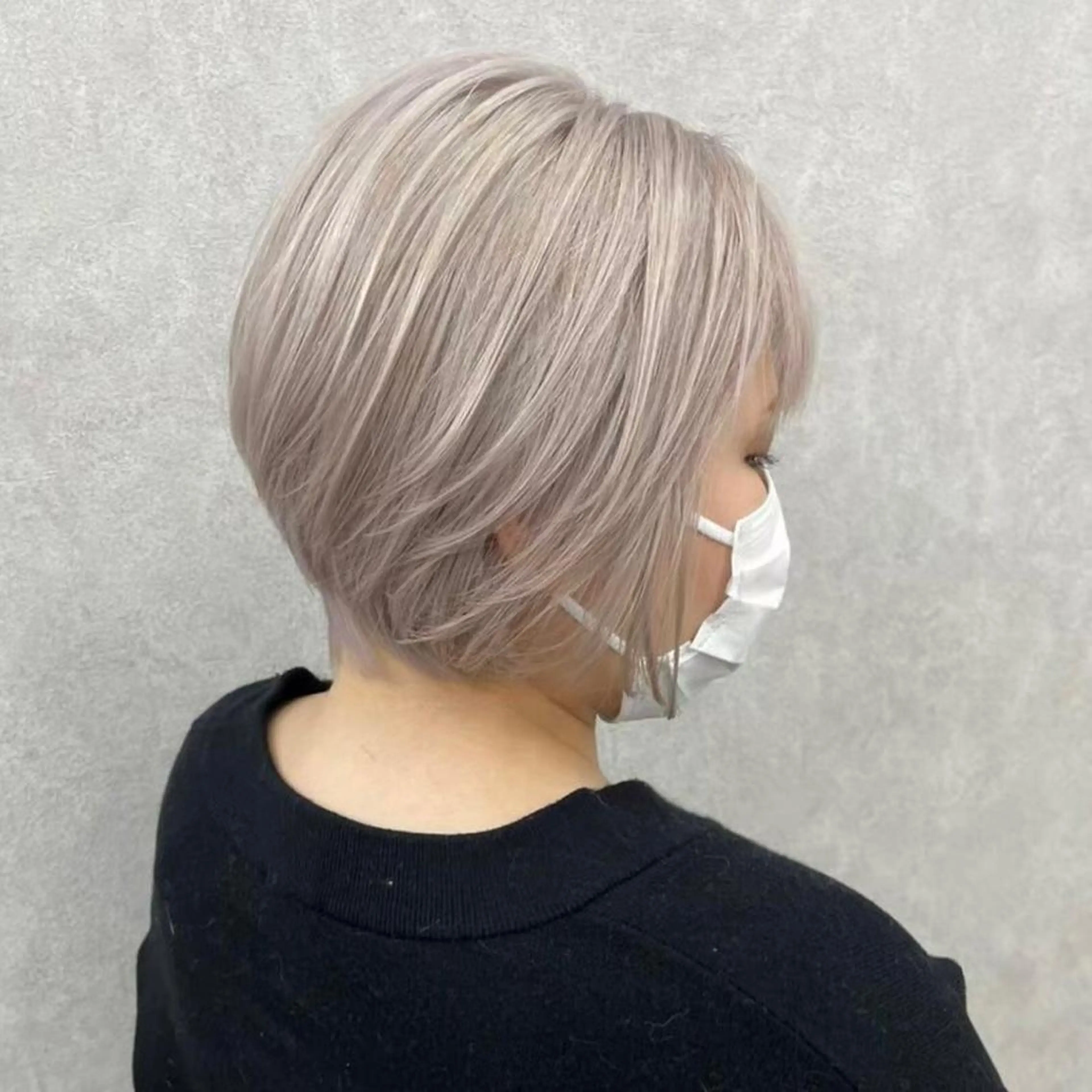 ショート 韓国風カラー ボブ 外国人風カラー ハイライト 髪質改善 メンズカット✂️ ¥2,200〜*土田のヘアスタイル