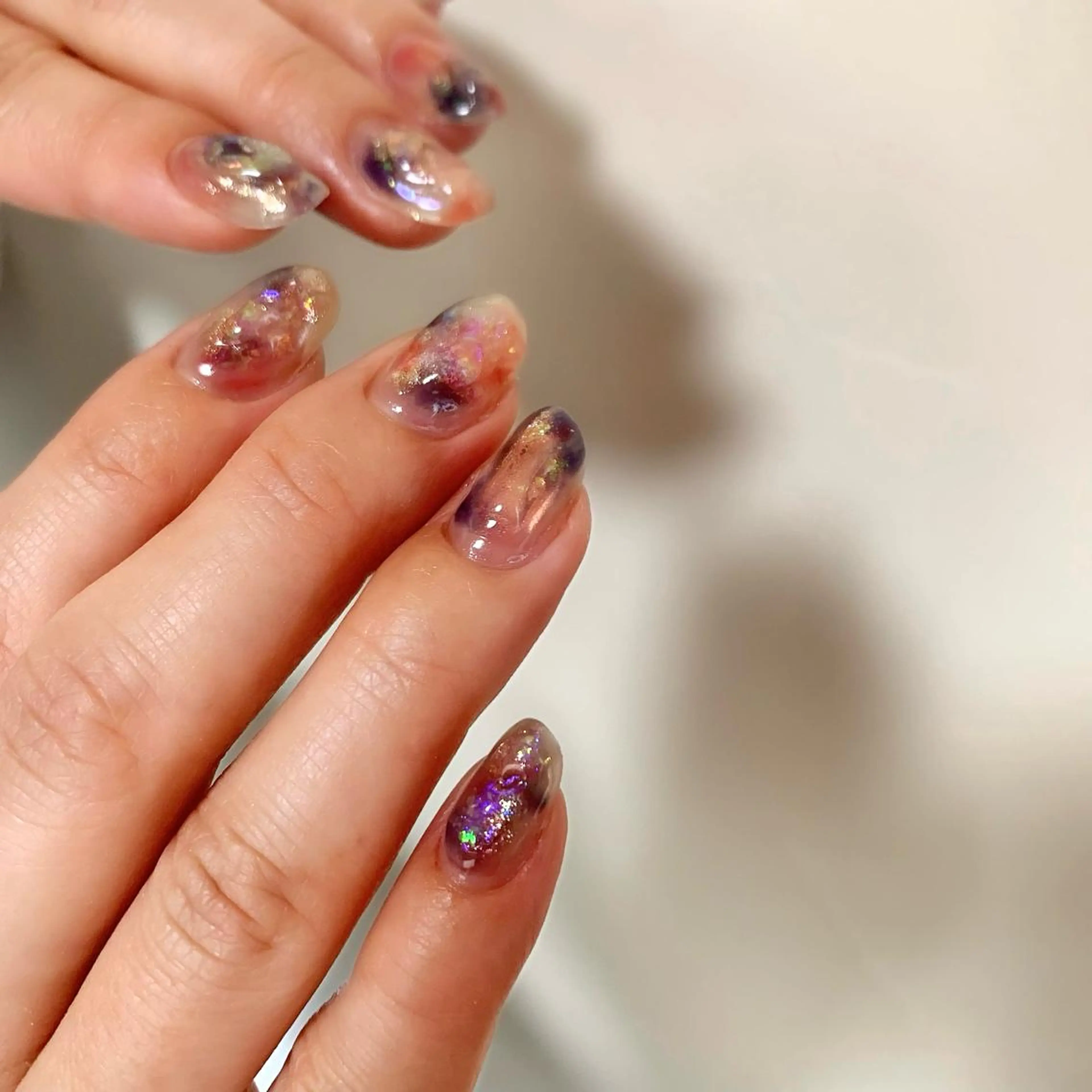 ネイル キラキラネイル ニュアンスネイル ハンドネイル T Kのネイルデザイン