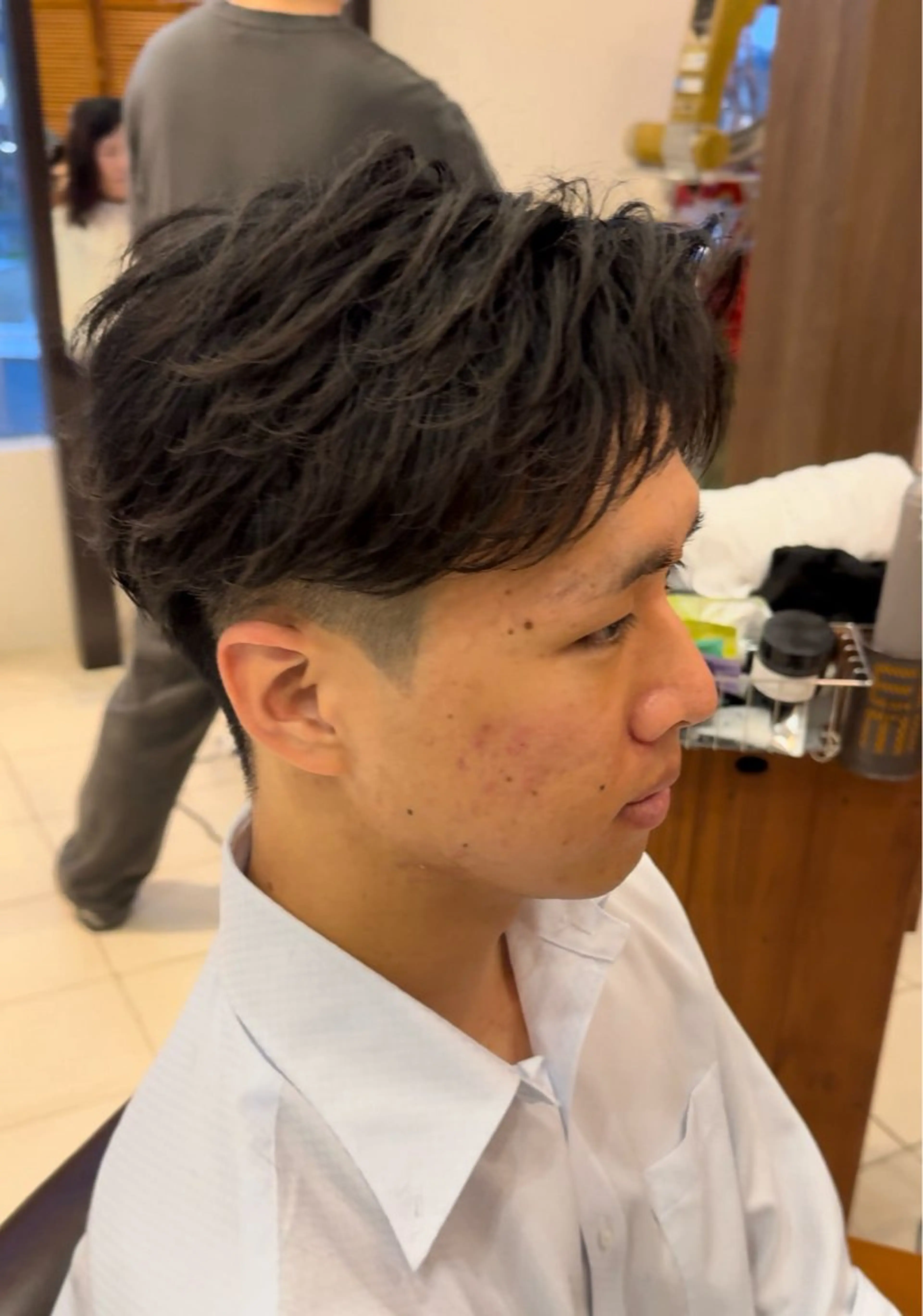 パーマ メンズ ビジネス メンズパーマ 学生（メンズ向け） 学生 カット パーマ vivid所属・麻生誠 メンズ特化❤️‍🔥のヘアスタイル