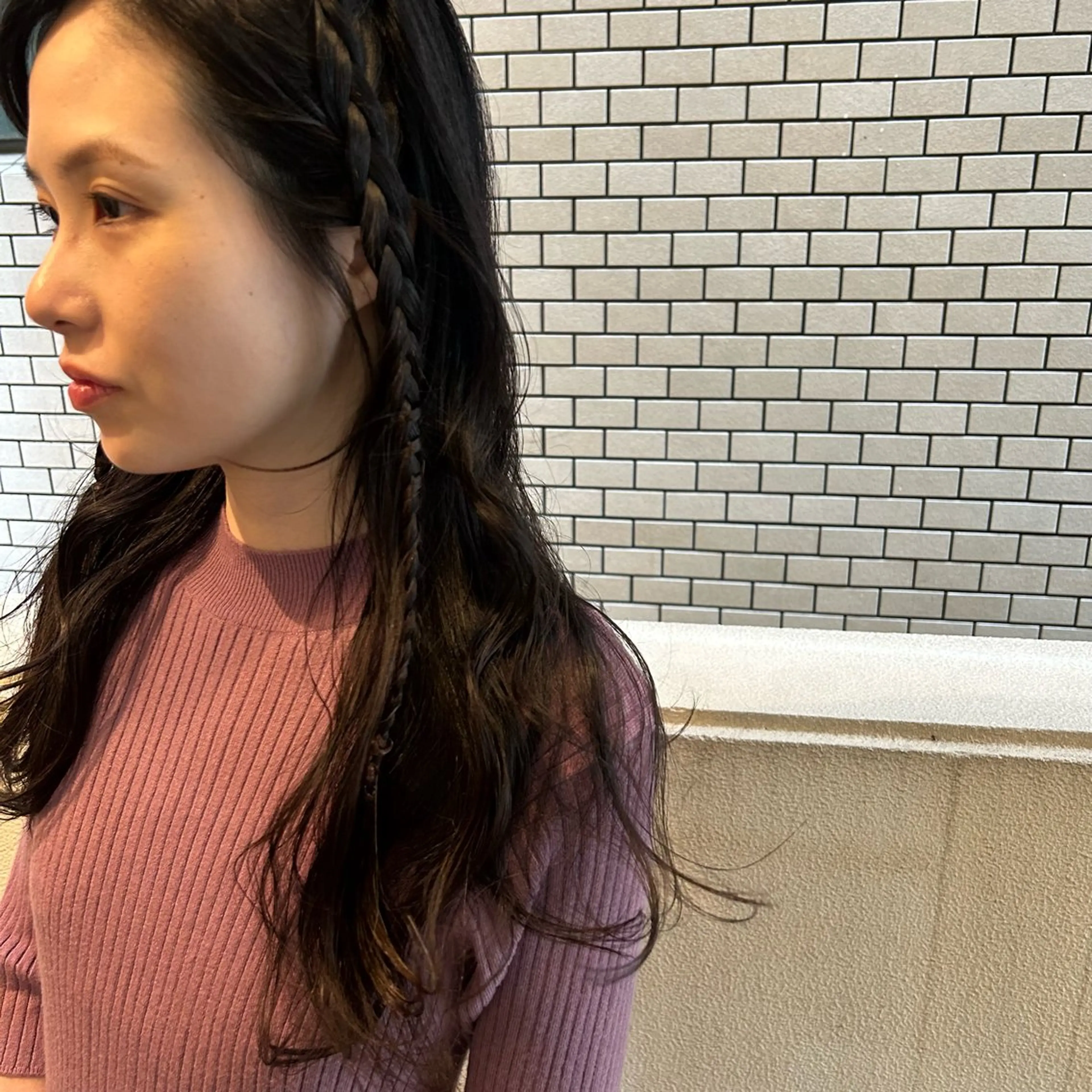 ロング ヘアアレンジ 韓国風ヘア ヘアセット 飯塚 沙衣のヘアスタイル