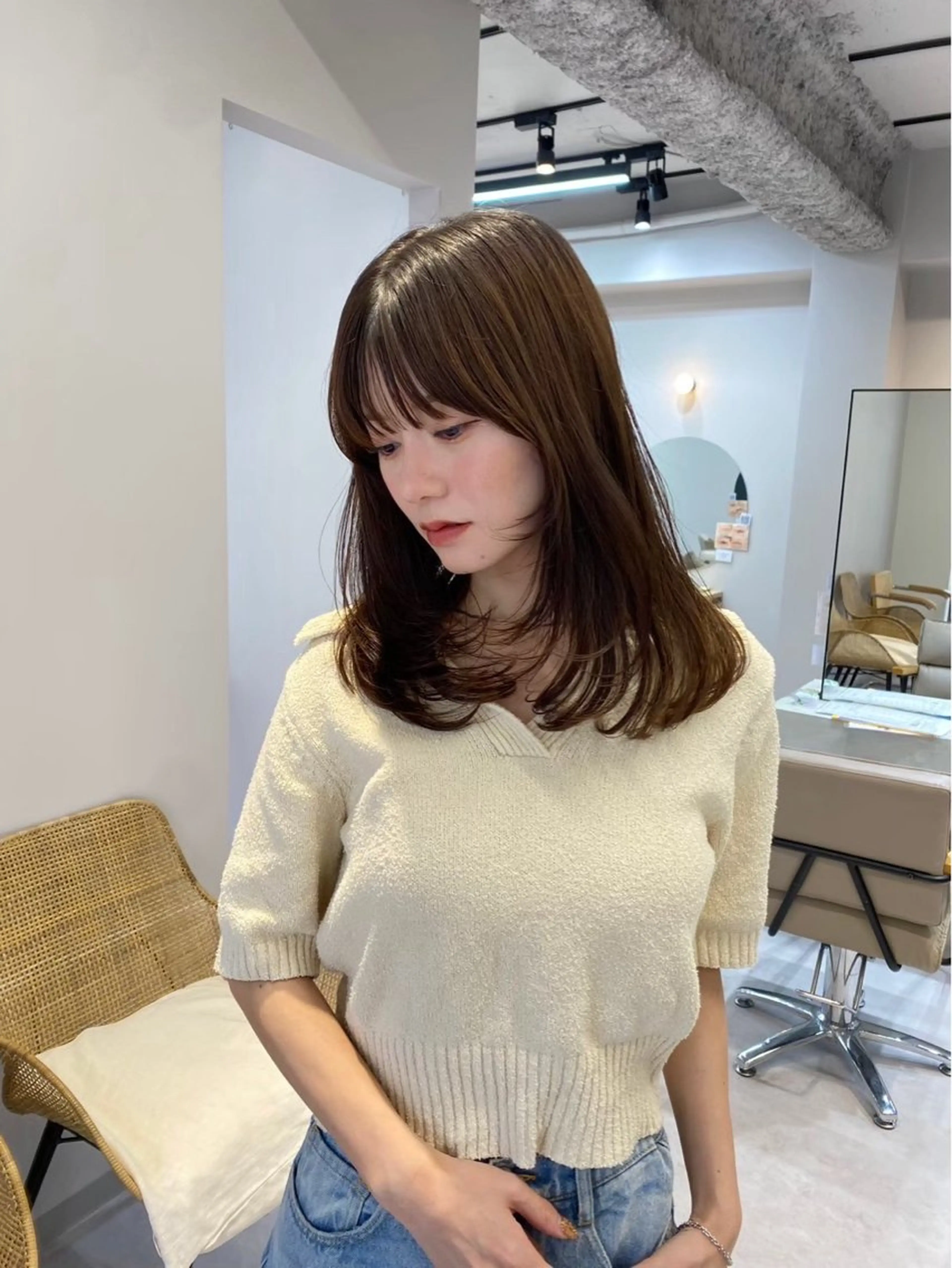 ロング カット特化| 前髪｜みひろのヘアスタイル