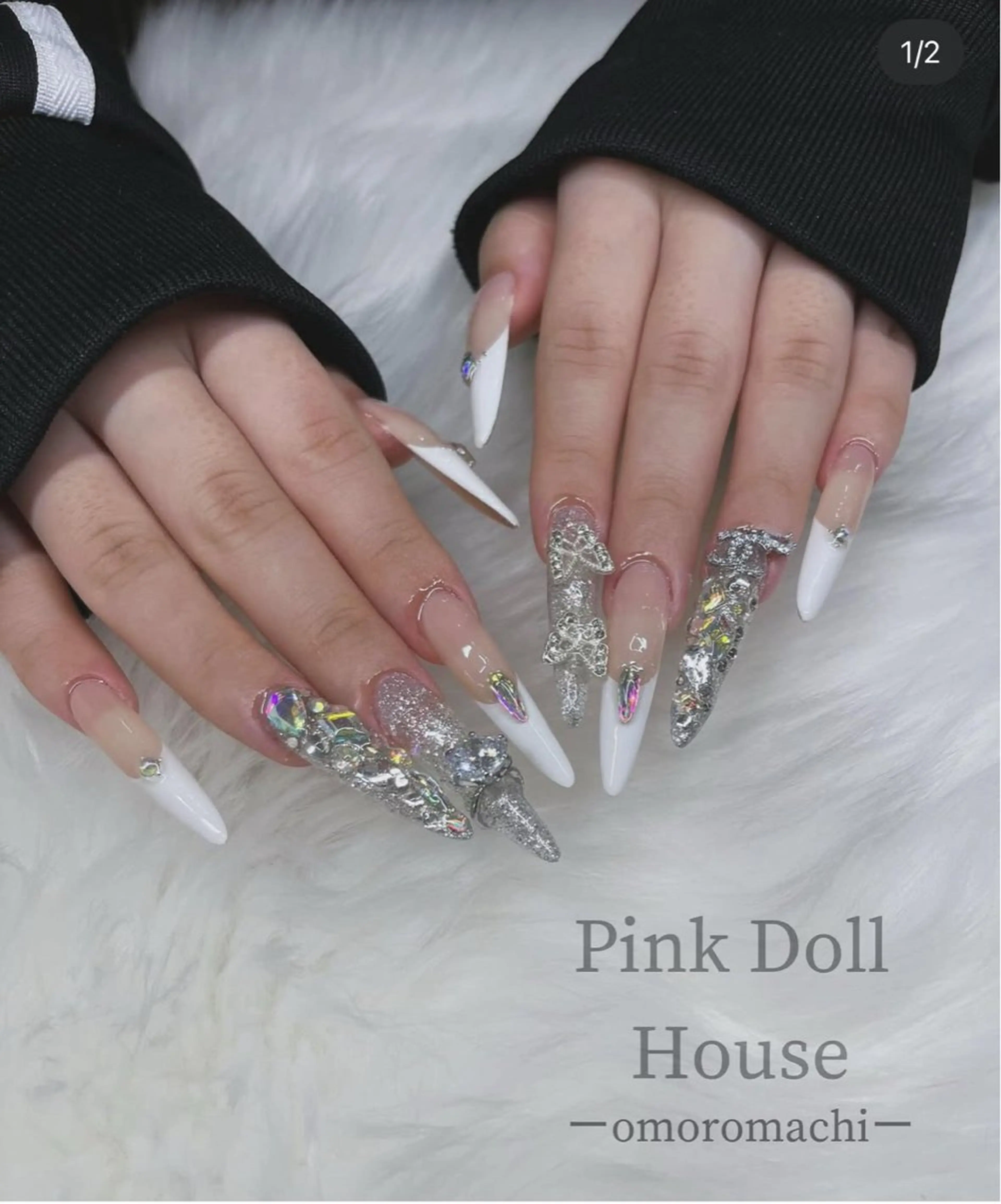 ロング PinkDoll Houseのネイルデザイン