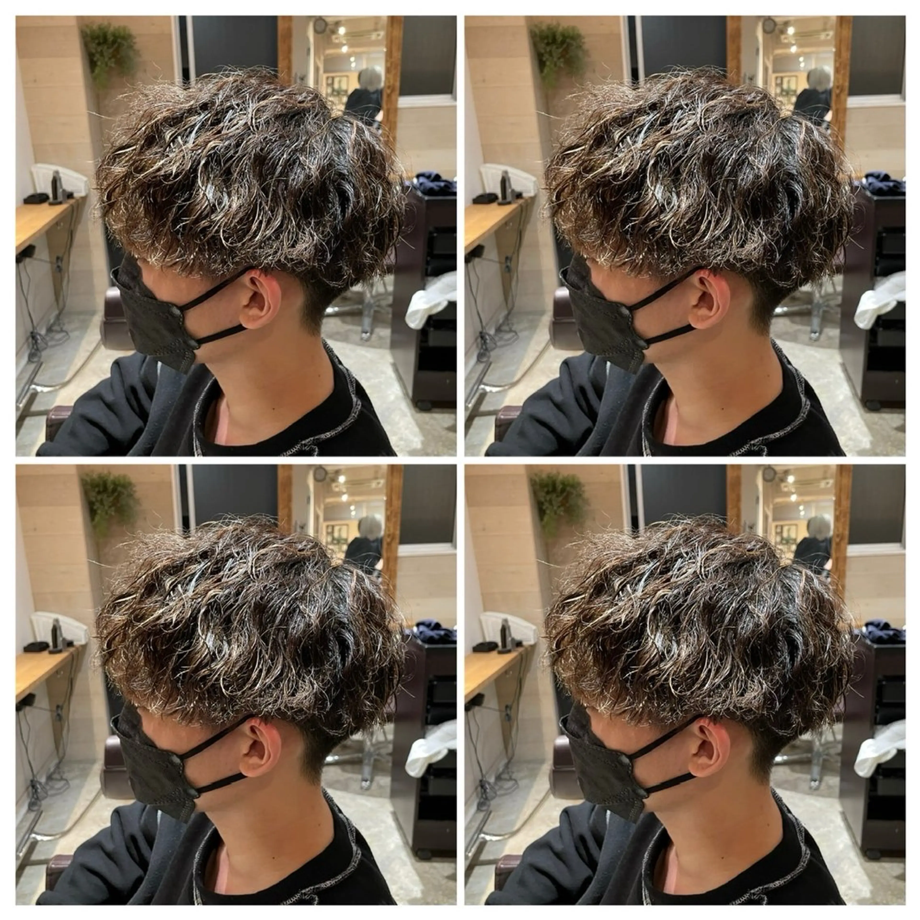 カラー パーマ メンズ 🔹メンズパーマ× ブリーチ/NORIのヘアスタイル