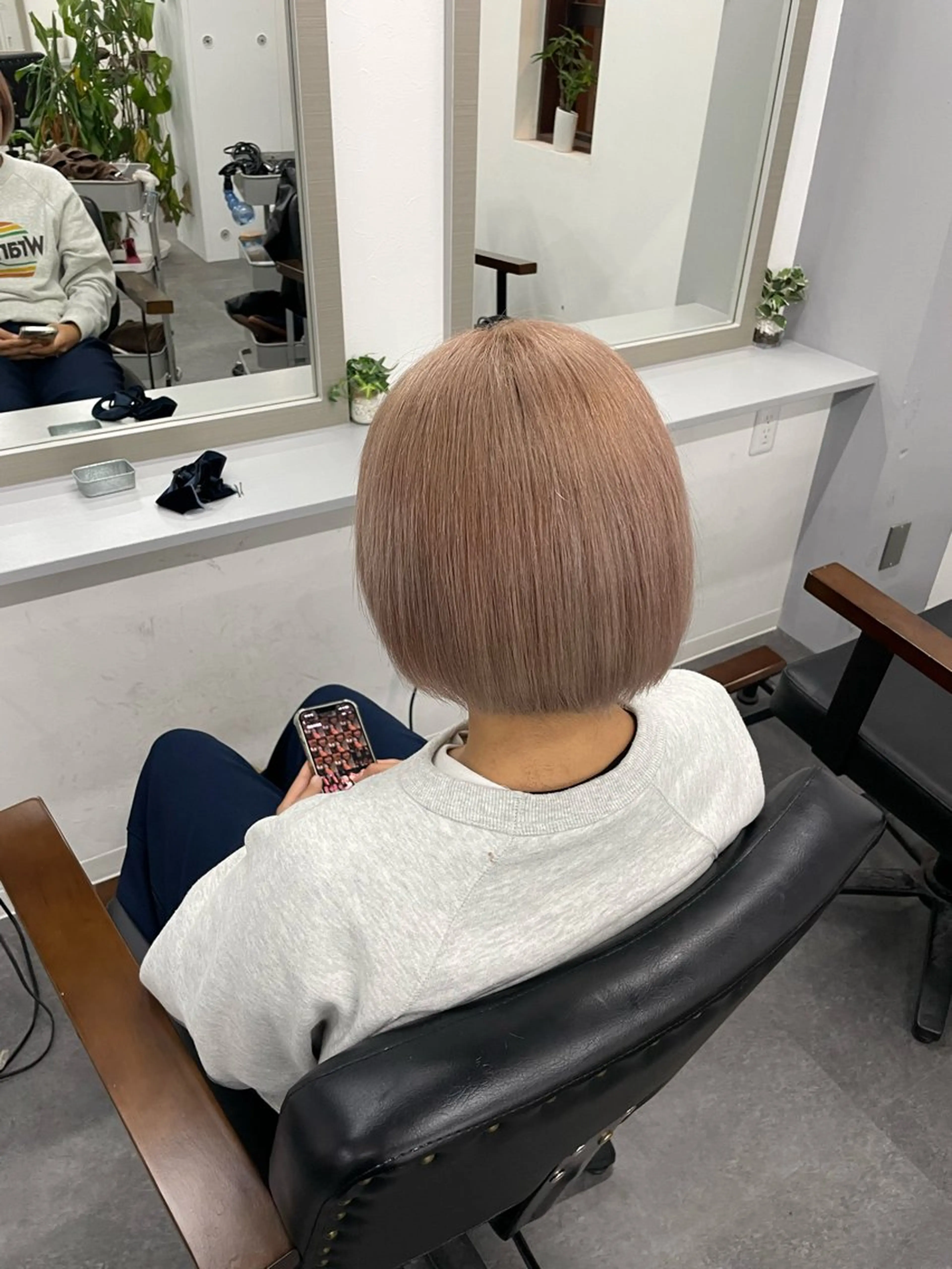 ショート ヘアカラー soyon心斎橋所属・♡透明感/艶カラー/ M a I ♡のヘアスタイル