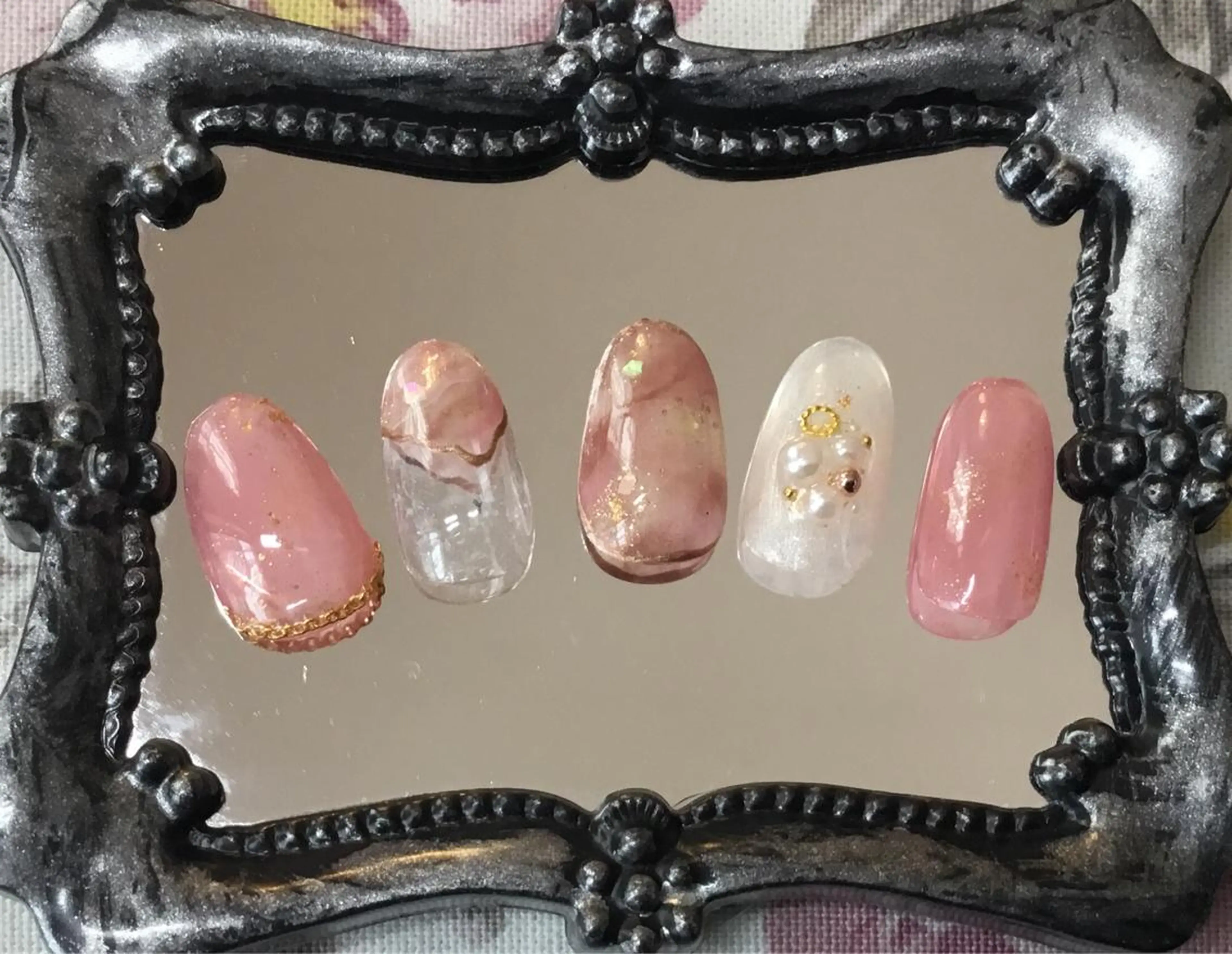 ネイル キラキラネイル ラメ(グリッター) プライベートサロン jewel nailのネイルデザイン