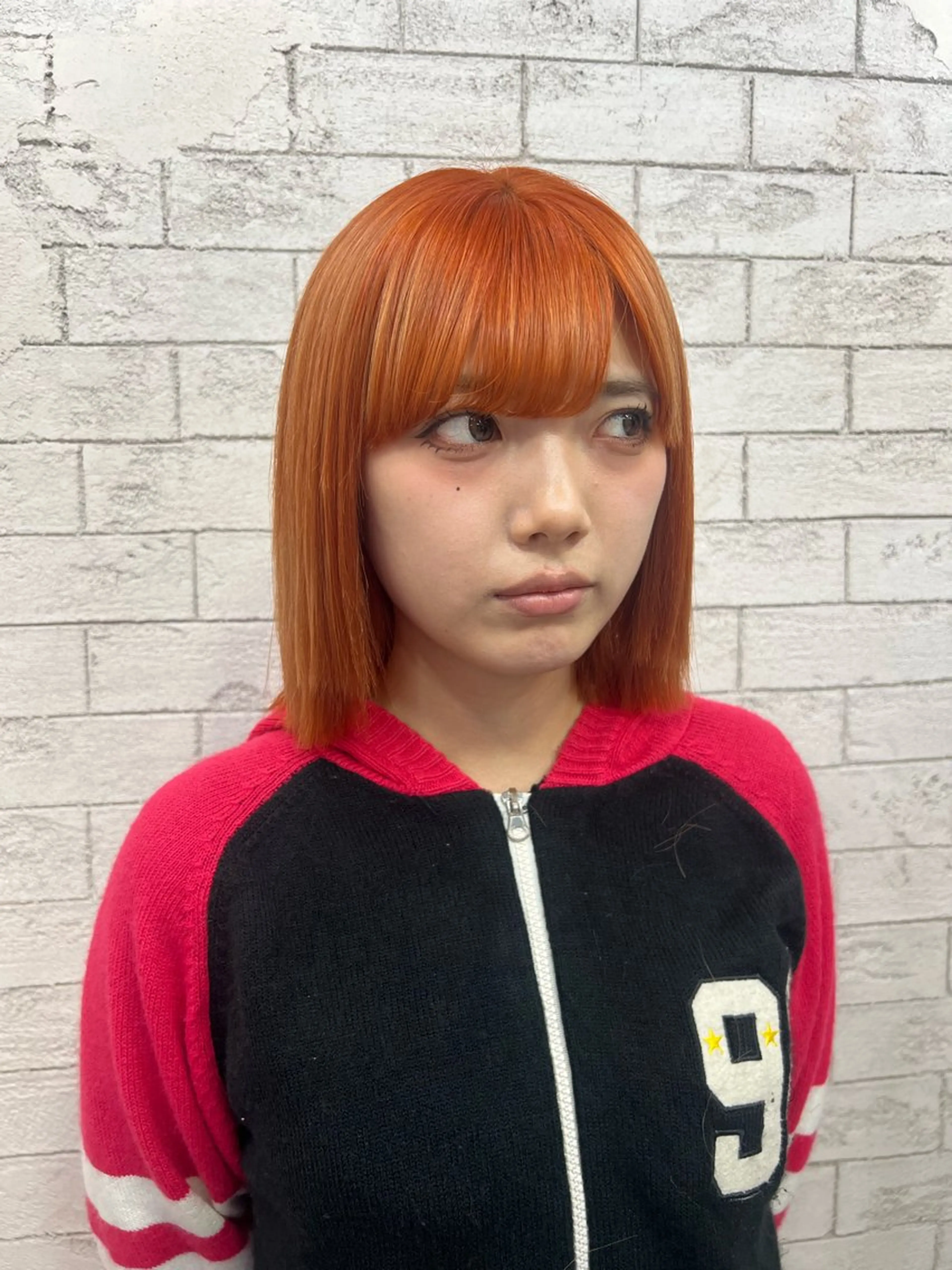 セミロング ボブ カット ヘアカラー トリートメント ブリーチカラー 🤎〰️Yuunaのヘアスタイル