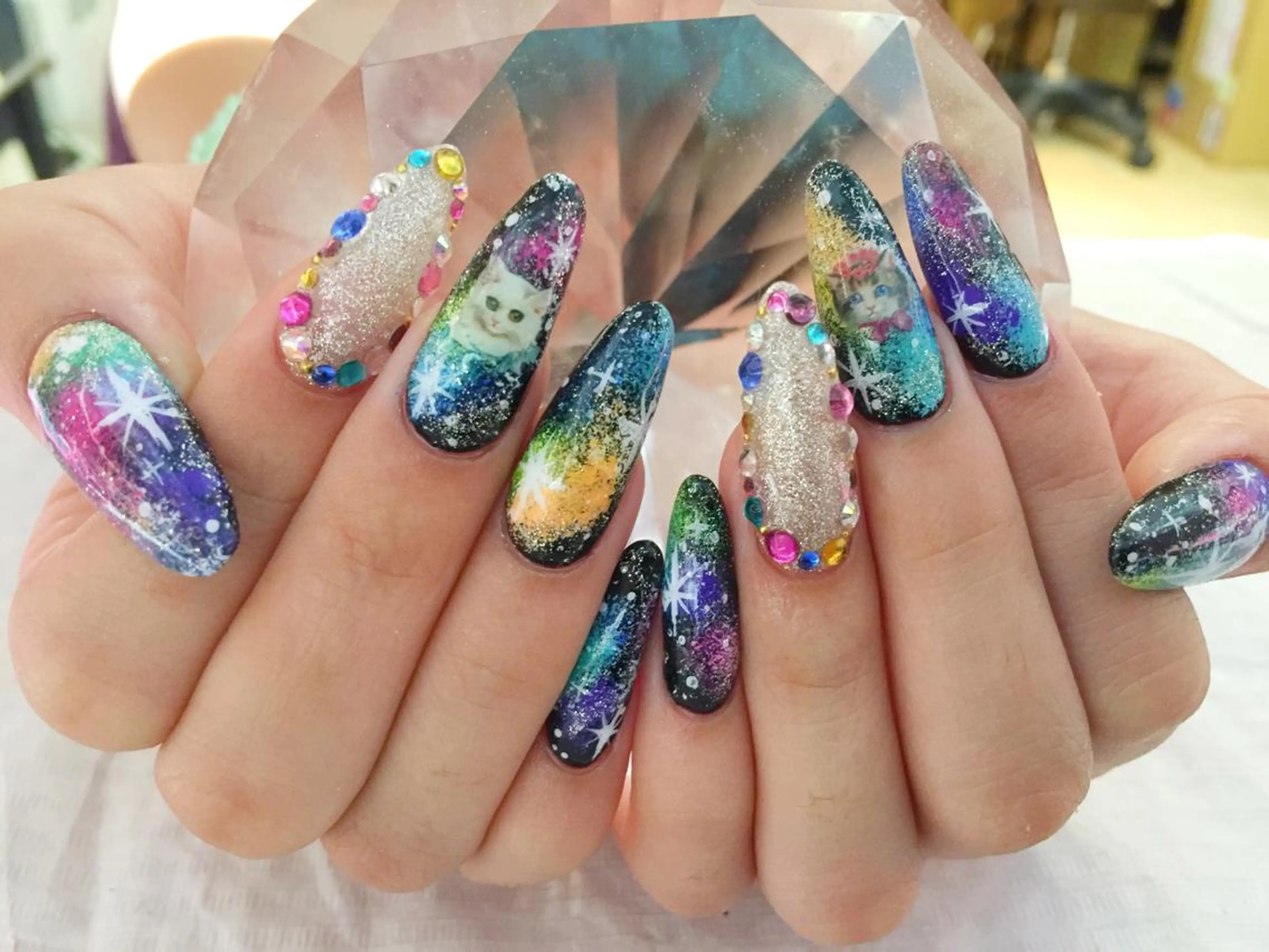 ネイル スカルプネイル シンプルネイル YUN 💅のネイルデザイン