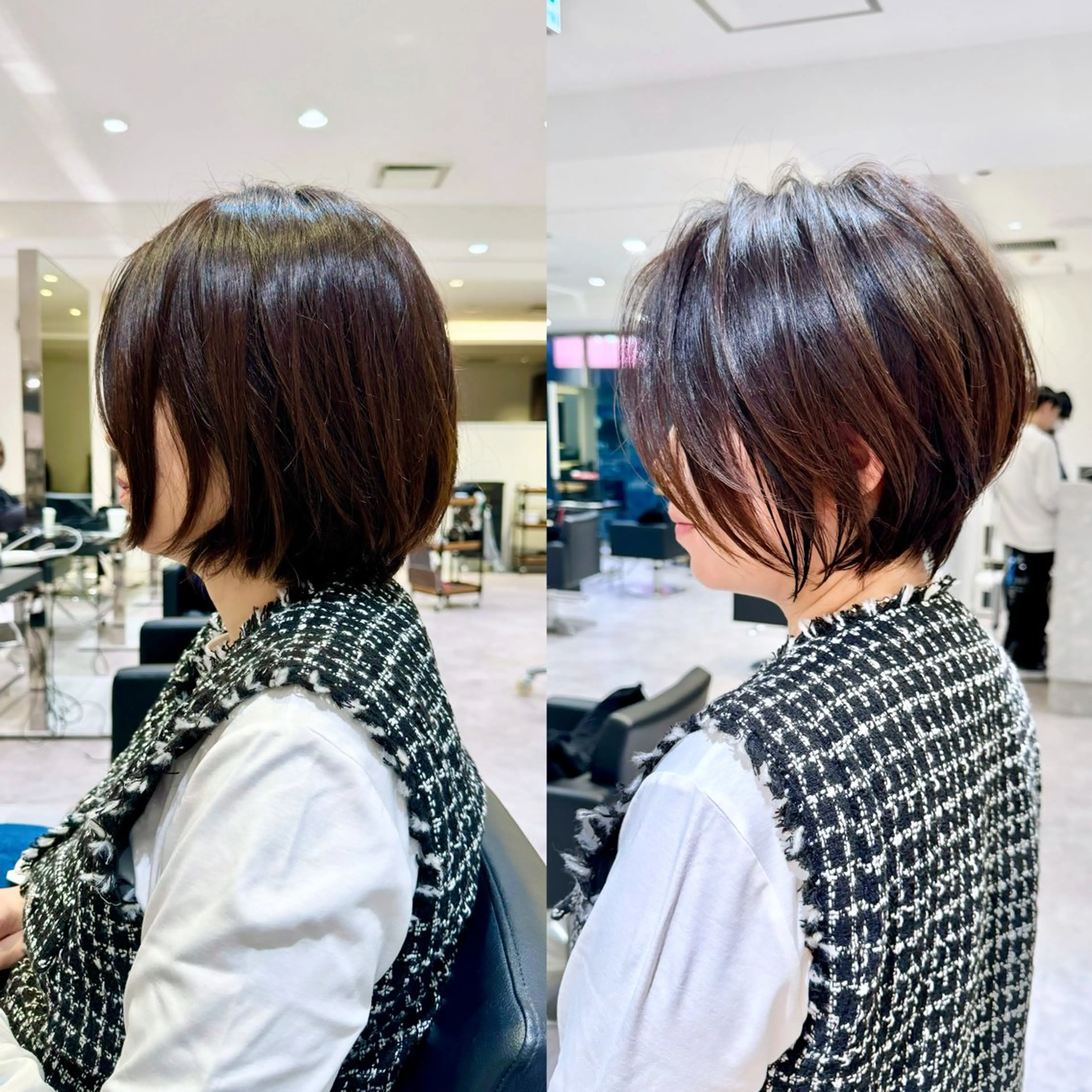 【正面動画撮らせてください！】🌸無料ショートボブカット🌸似合わせカット💇‍♀️補足説明ご確認ください！の写真