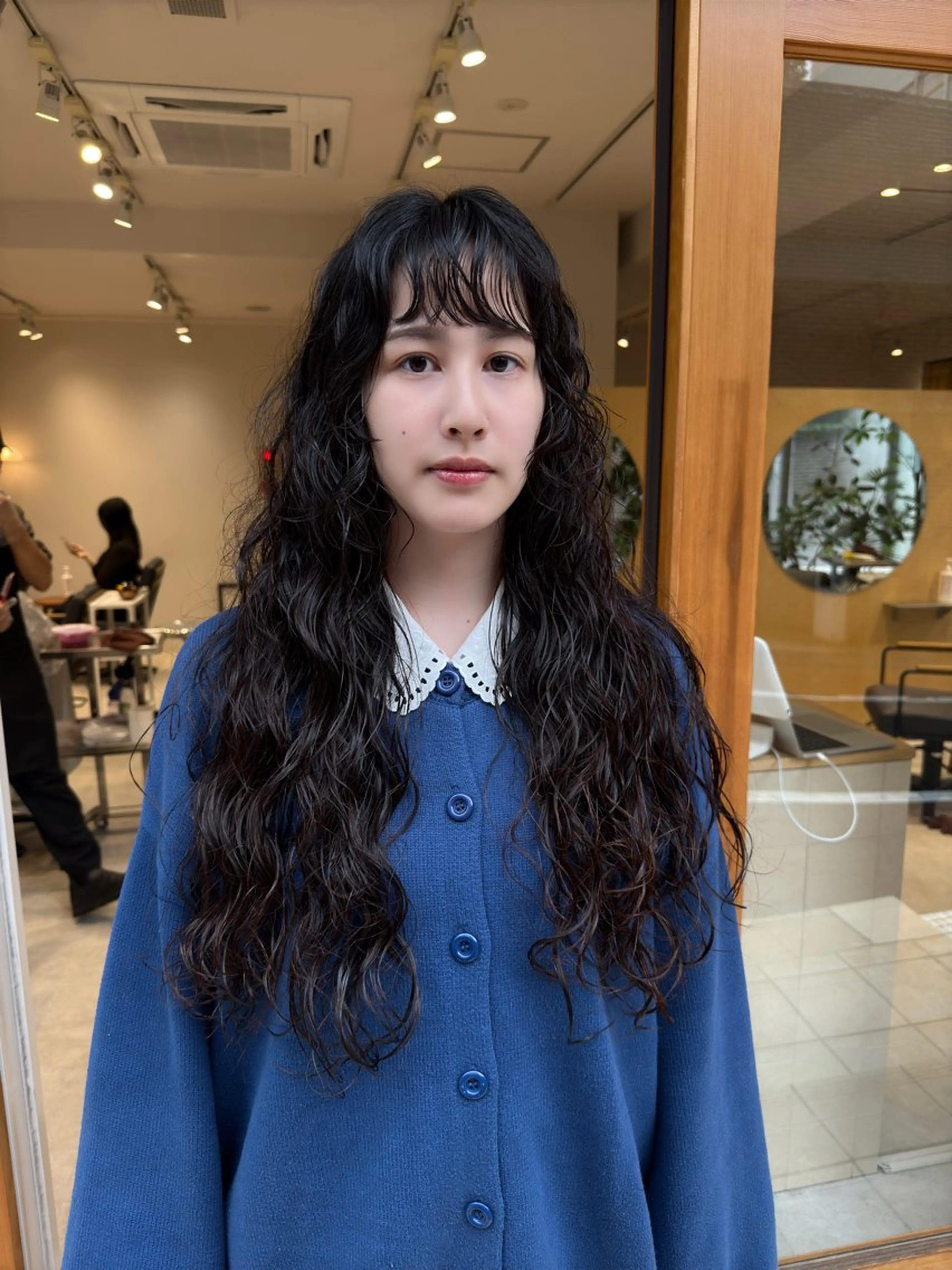 ロング パーマ Stam所属・パーマ/ボブ /ブリーチ チヒロのヘアスタイル