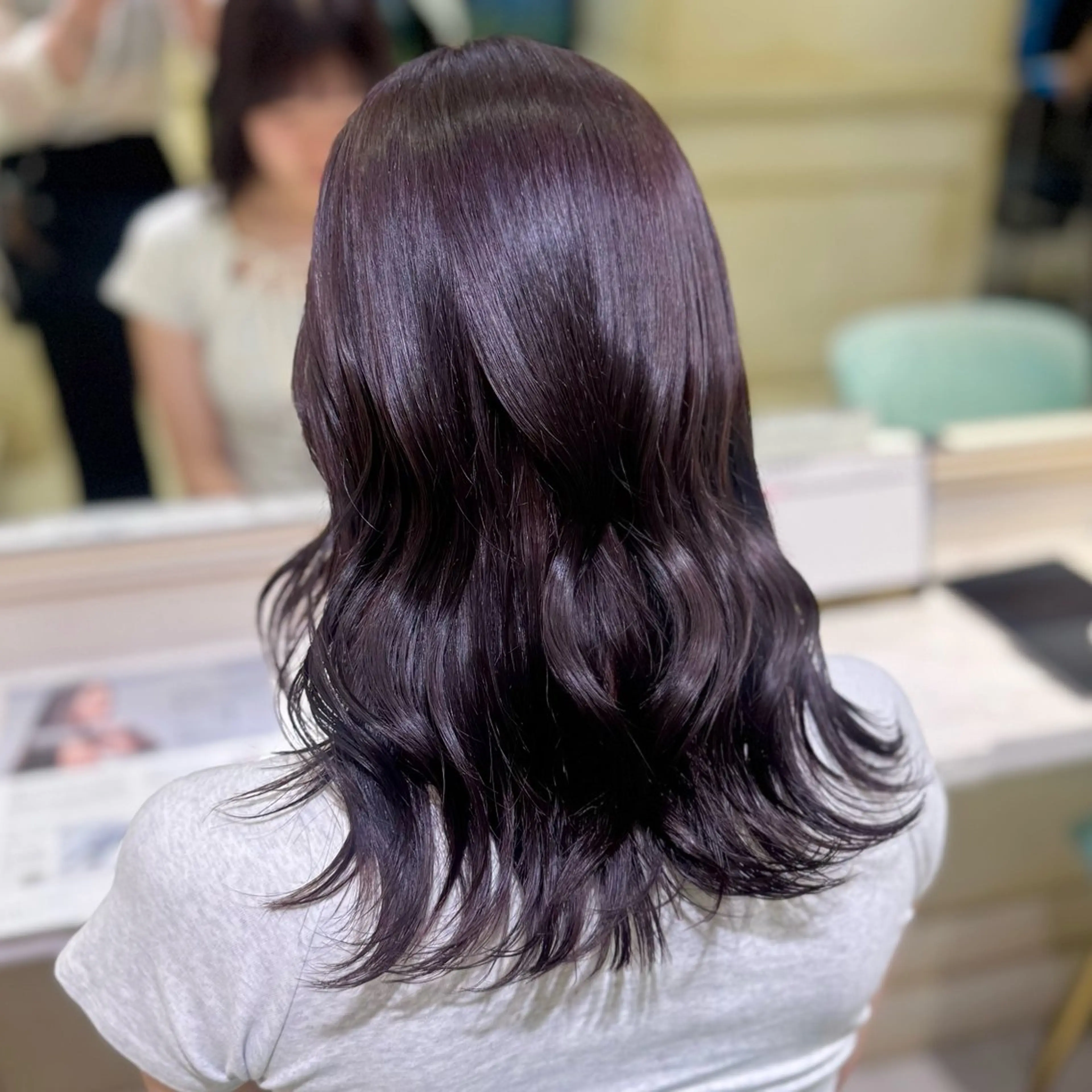 ロング カラー ヘアカラー トリートメント 透明感カラー/ kazusaのヘアスタイル