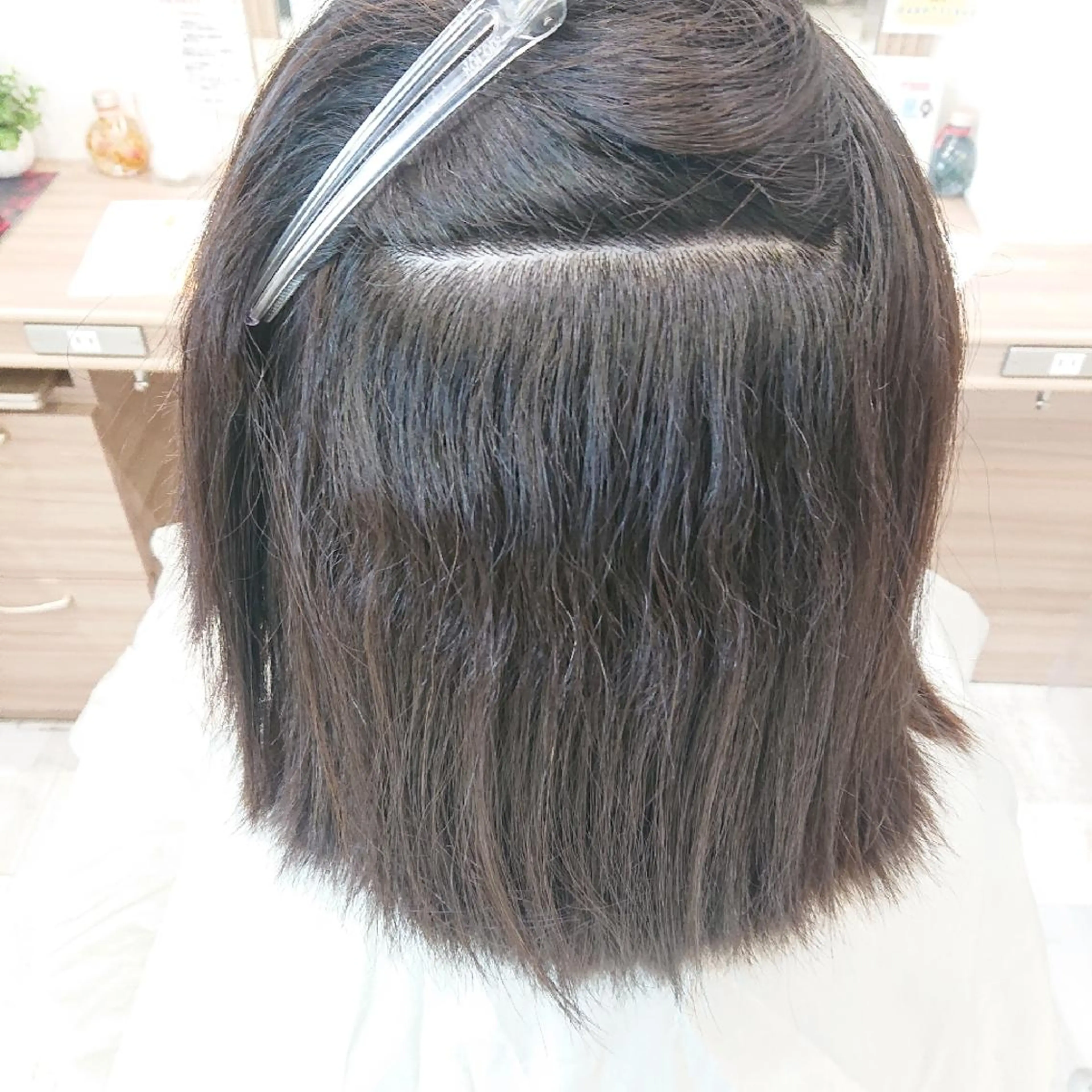 ミディアム 縮毛矯正 トリートメント 宮本 秀人のヘアスタイル