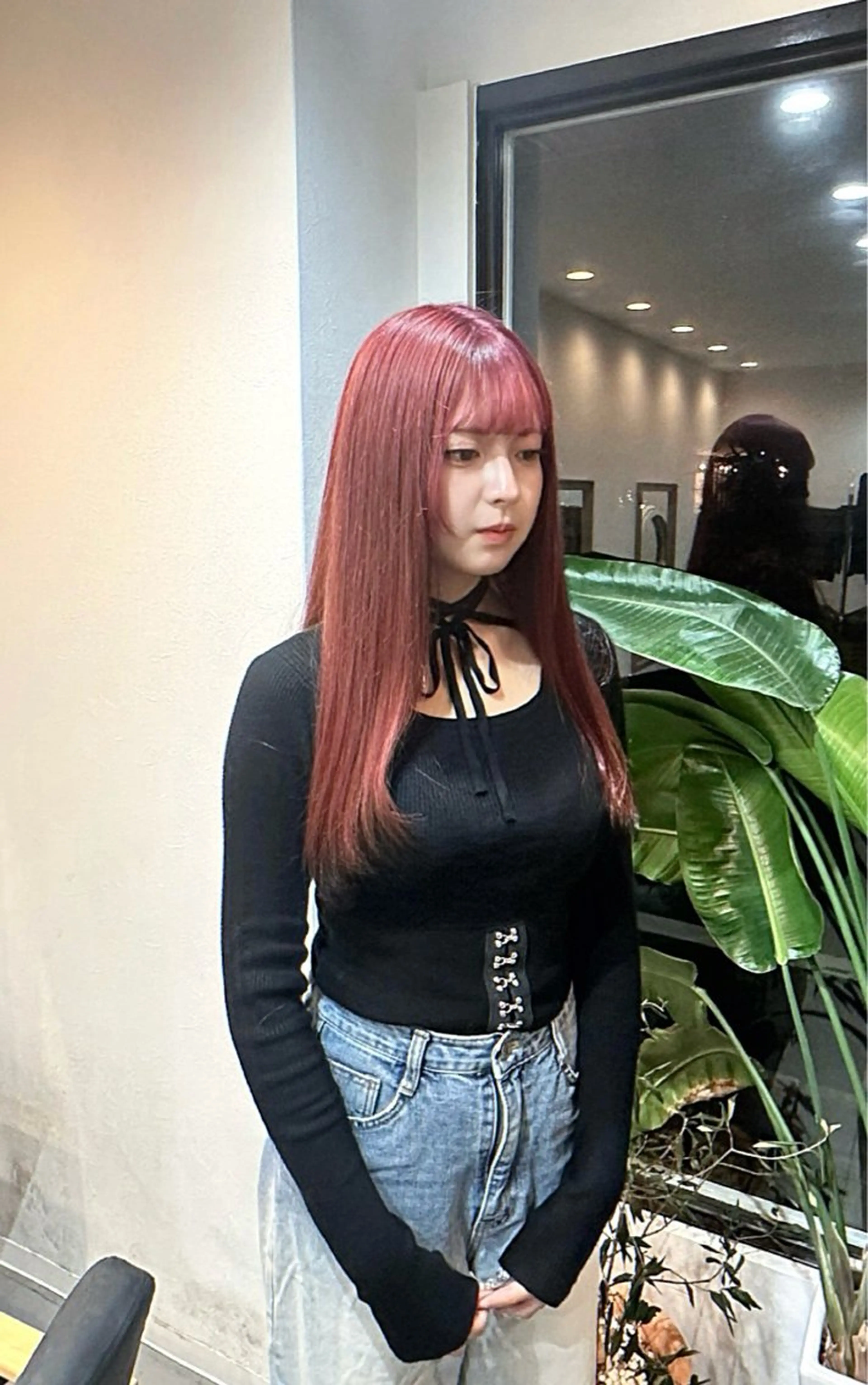 カラー ヘアカラー トリートメント Asuka/髪質改善 /カラー/ヘアセットのヘアスタイル